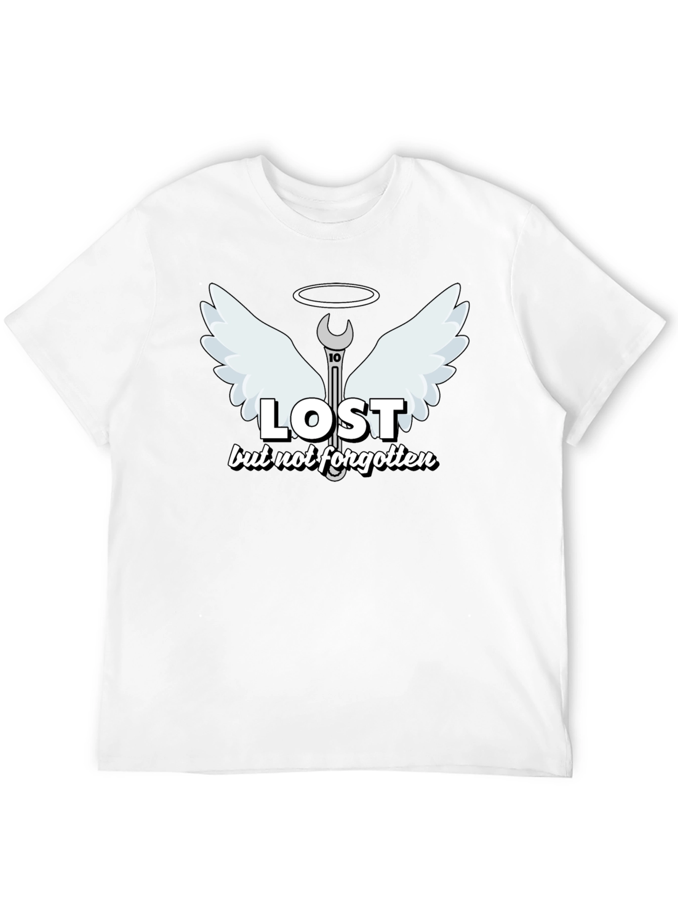 Lost But Not Forgotten Mechanic Humor T-Shirt