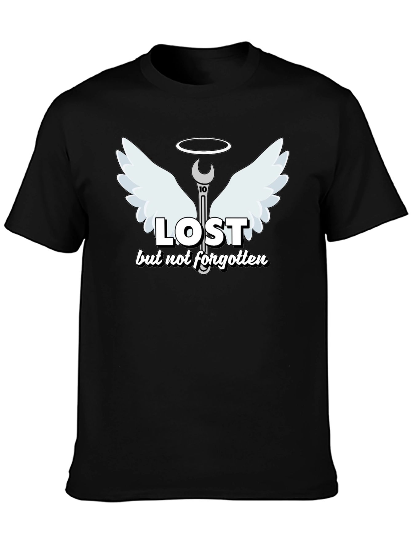 Lost But Not Forgotten Mechanic Humor T-Shirt