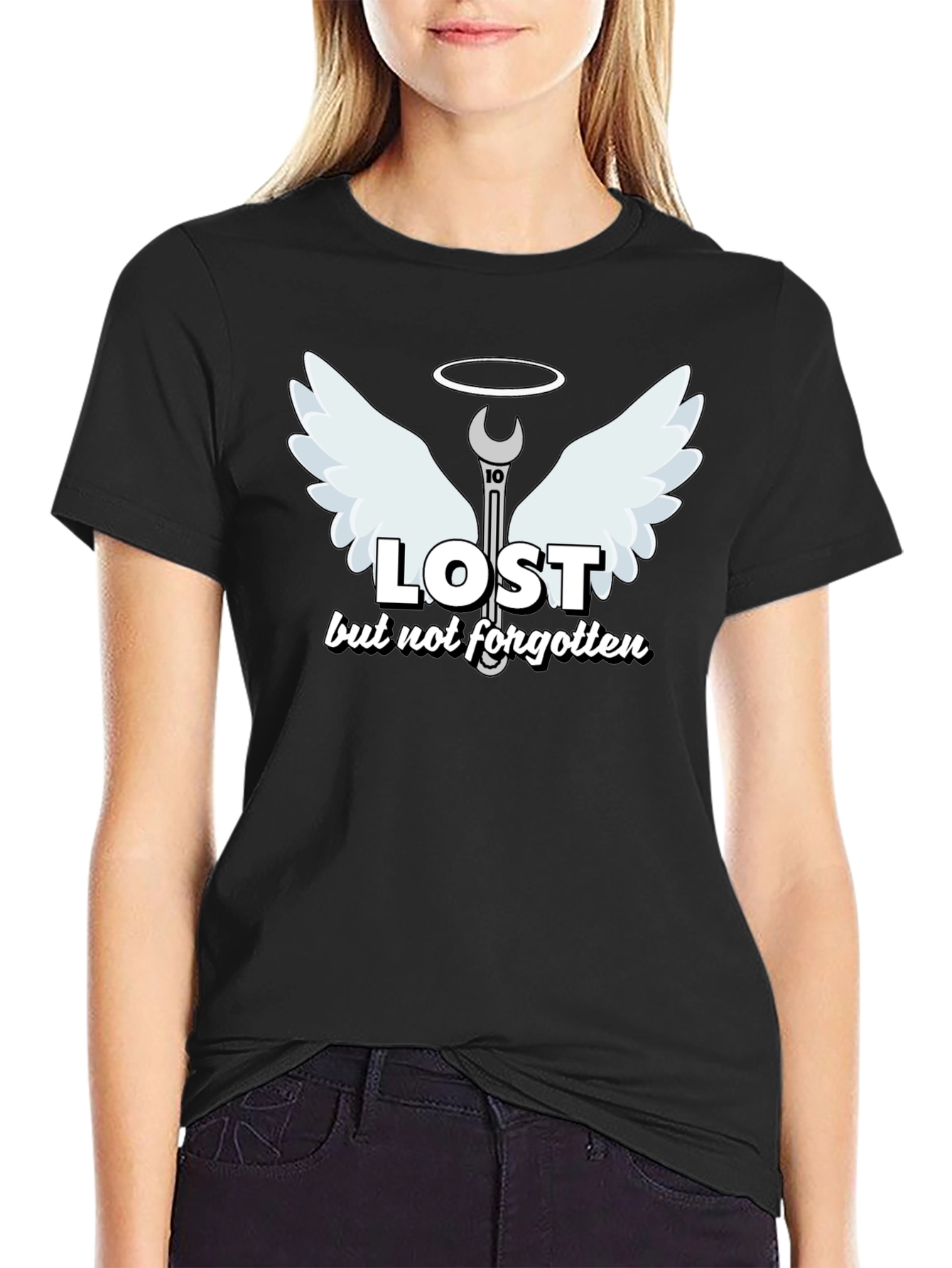 Lost But Not Forgotten Mechanic Humor T-Shirt
