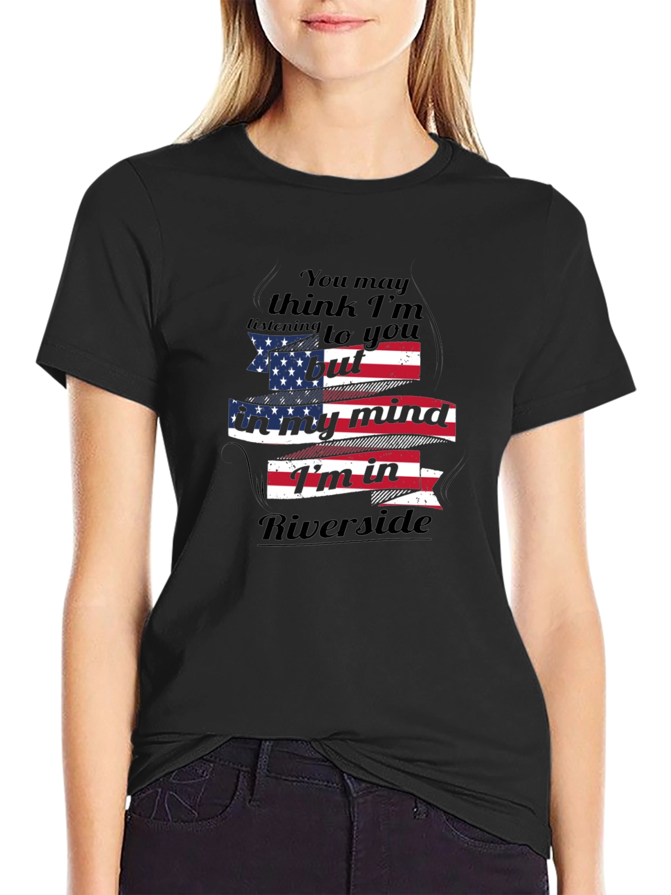 Riverside Mind Graphic Tee - Patriotic Style