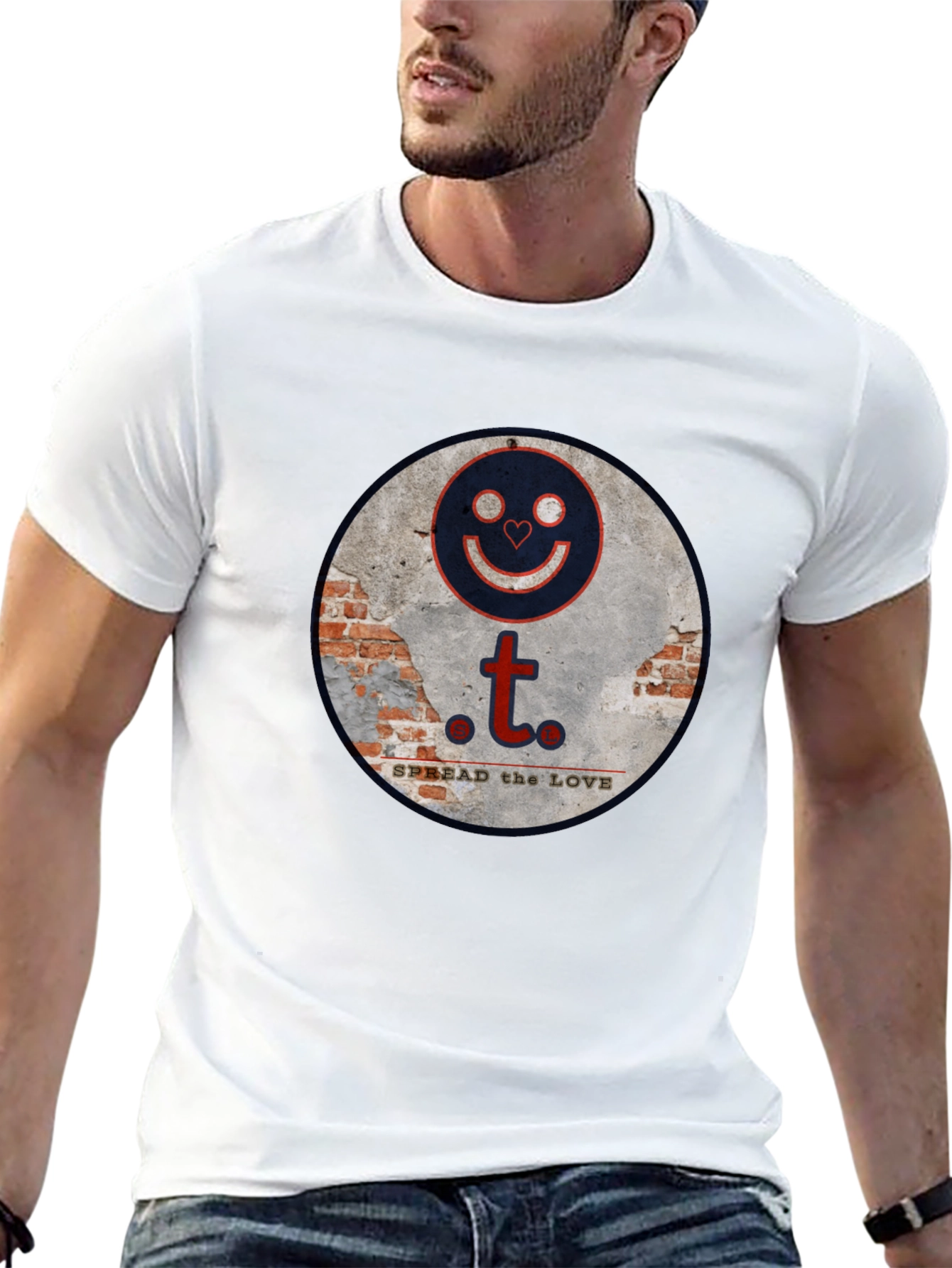 Spread the Love Graphic Tee - Stylish Black T-Shirt