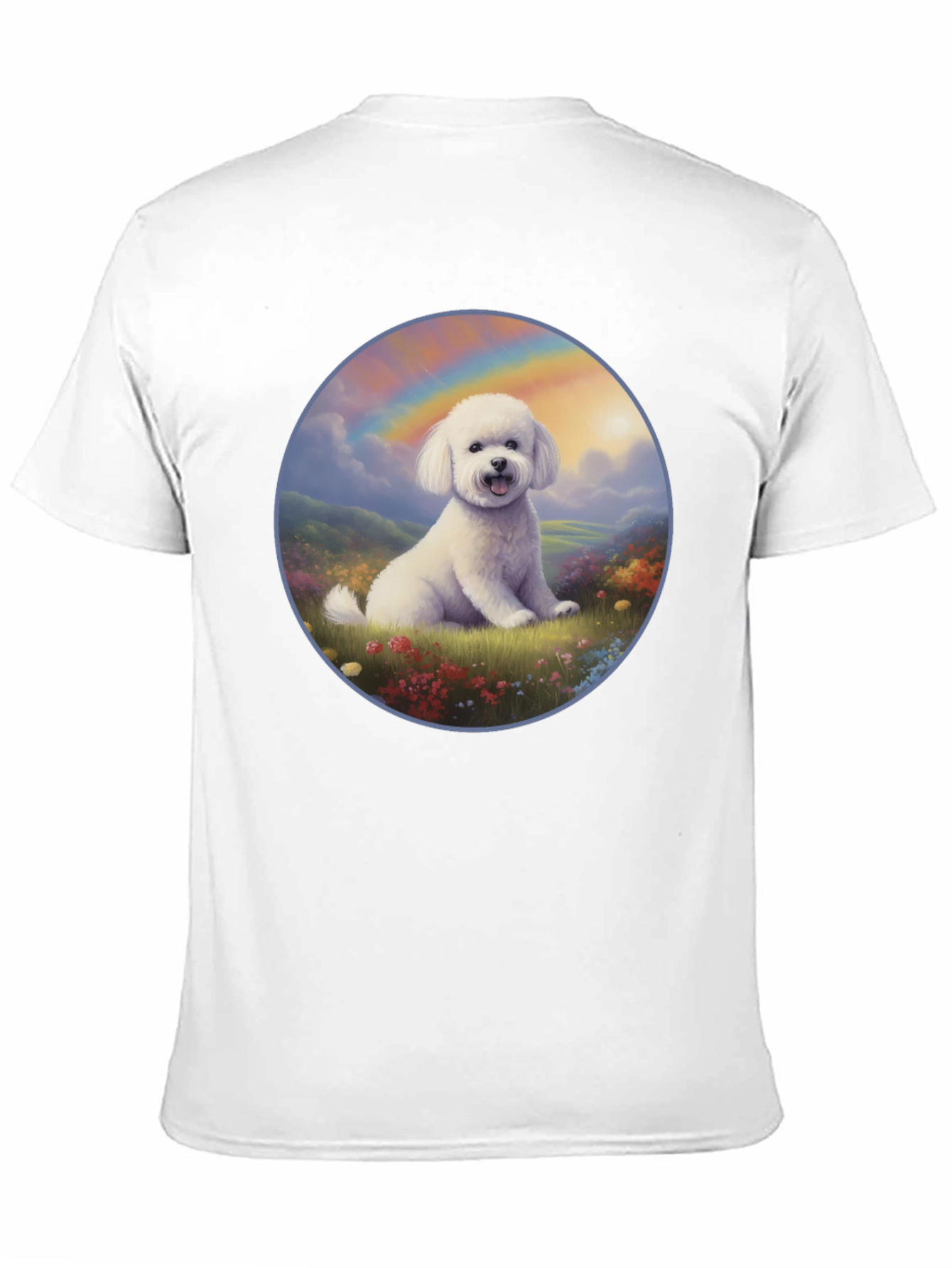 Dog Rainbow T-Shirt - Cute Canine Design