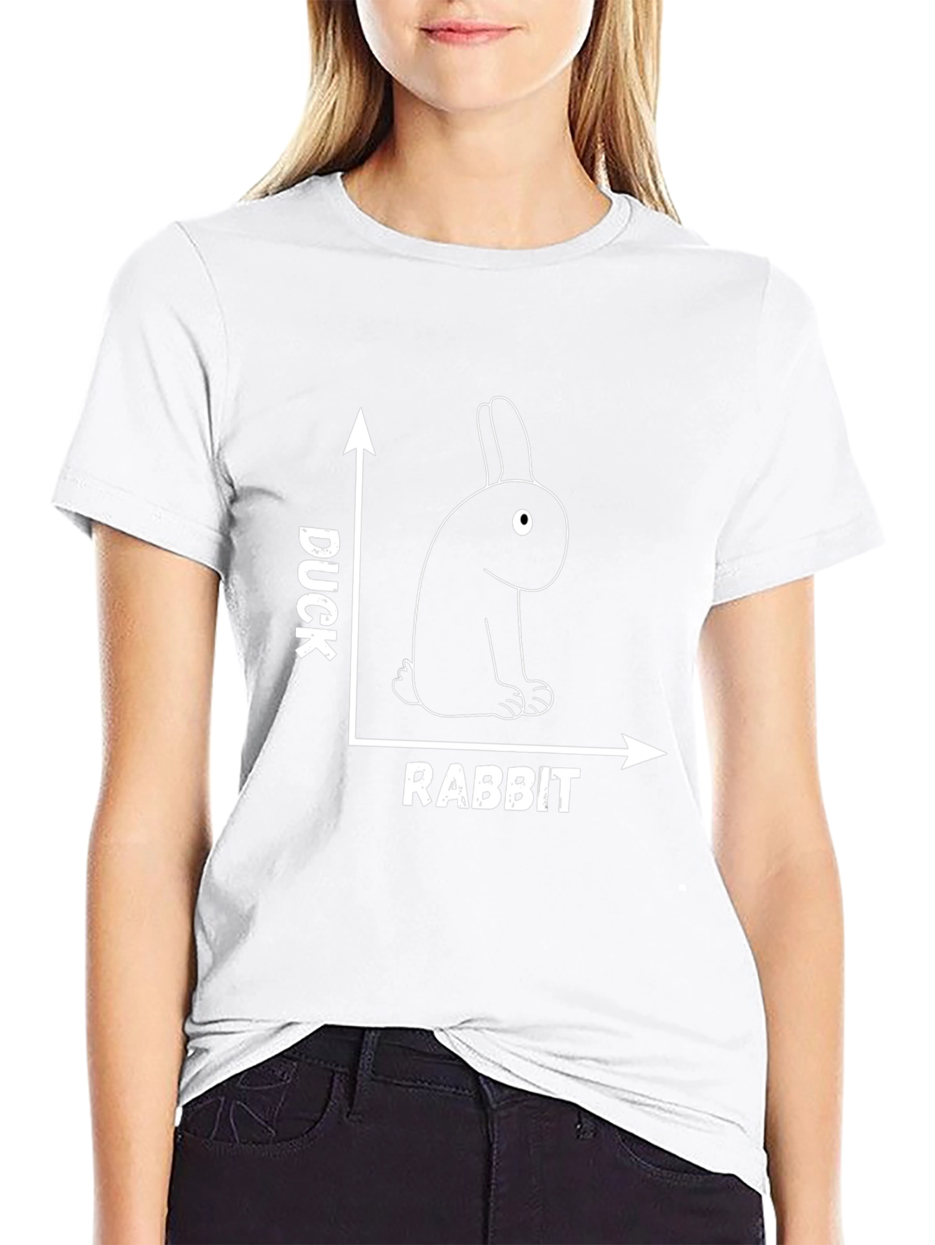 Duck or Rabbit Illusion T-Shirt