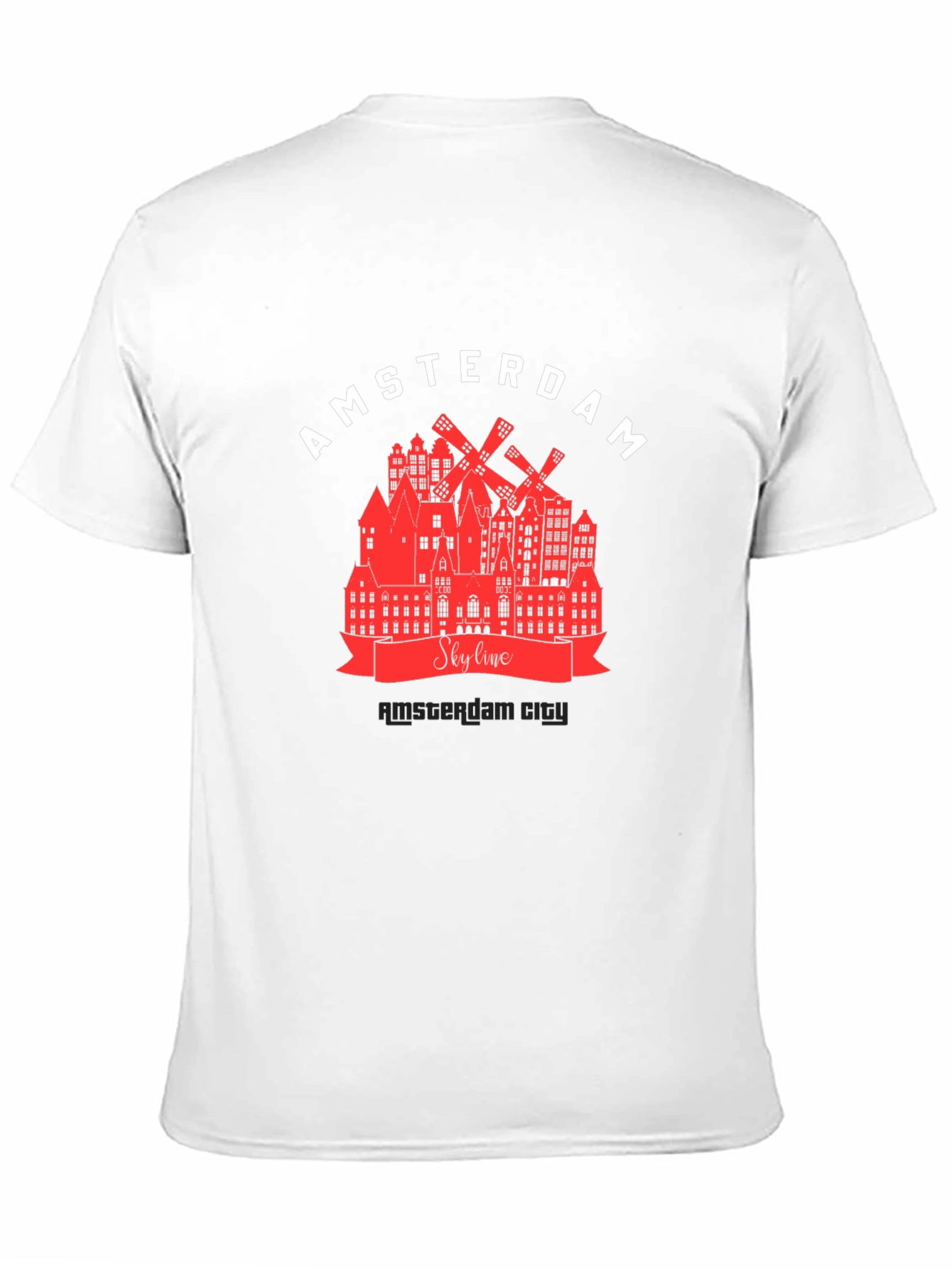 Amsterdam Skyline Graphic T-Shirt