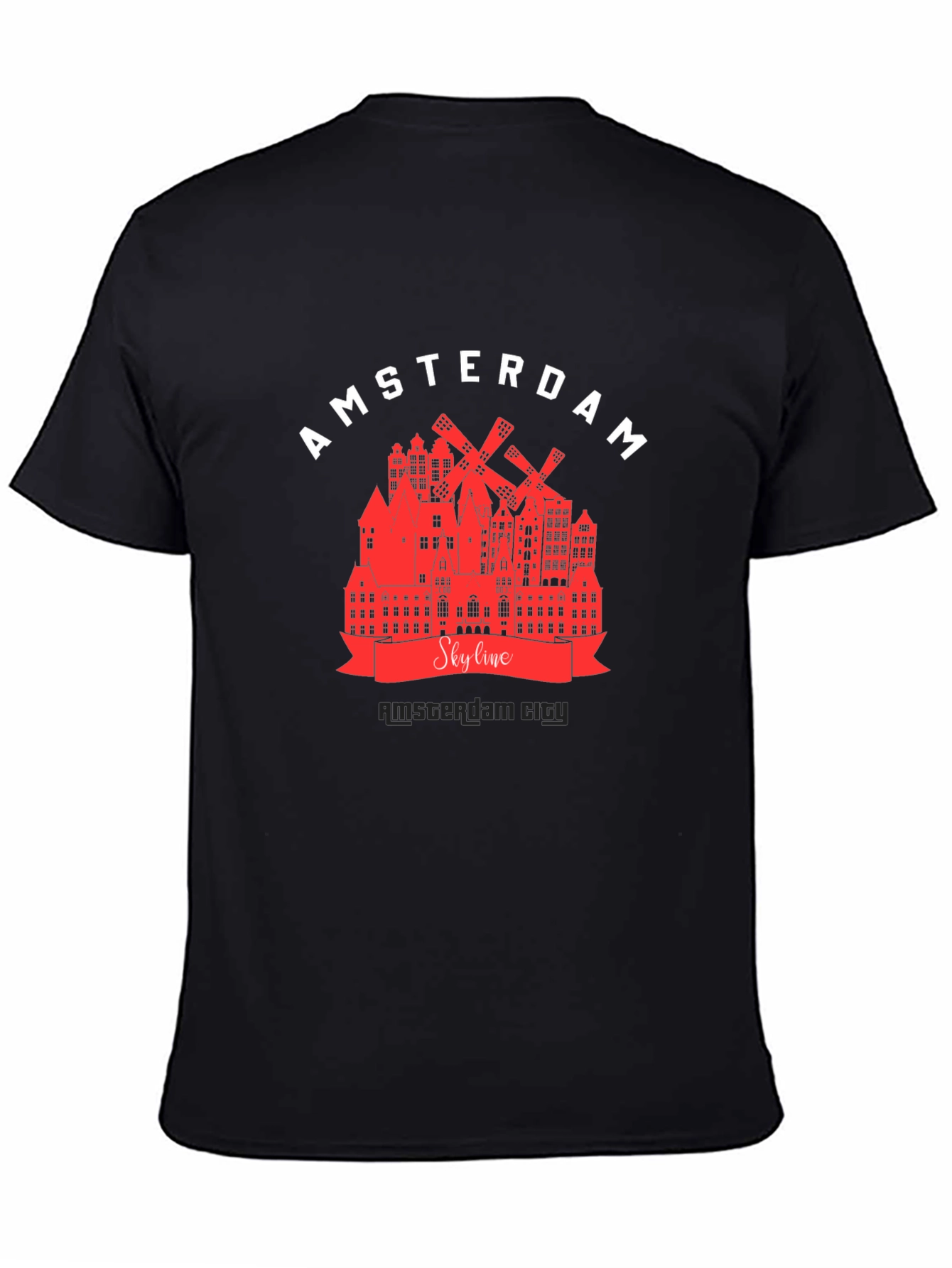 Amsterdam Skyline Graphic T-Shirt