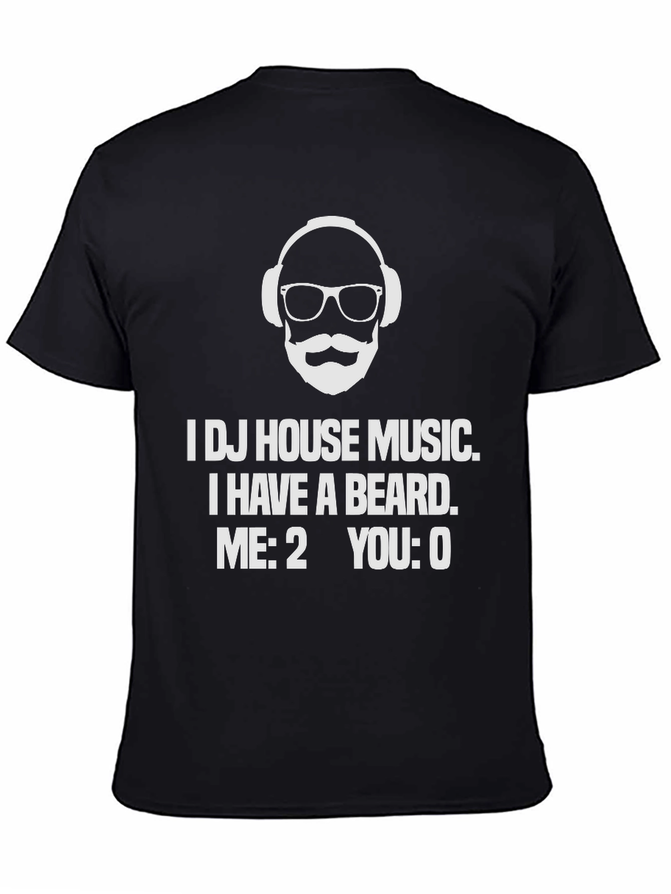 DJ House Music Beard T-Shirt