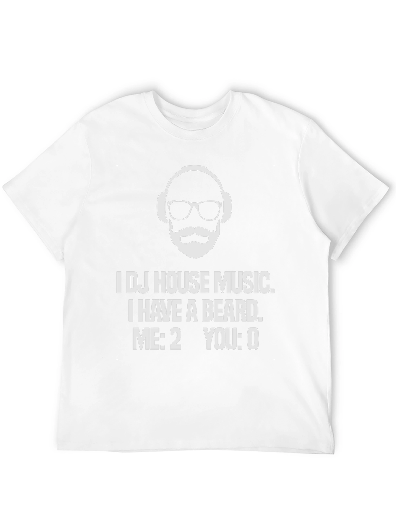 DJ House Music Beard T-Shirt