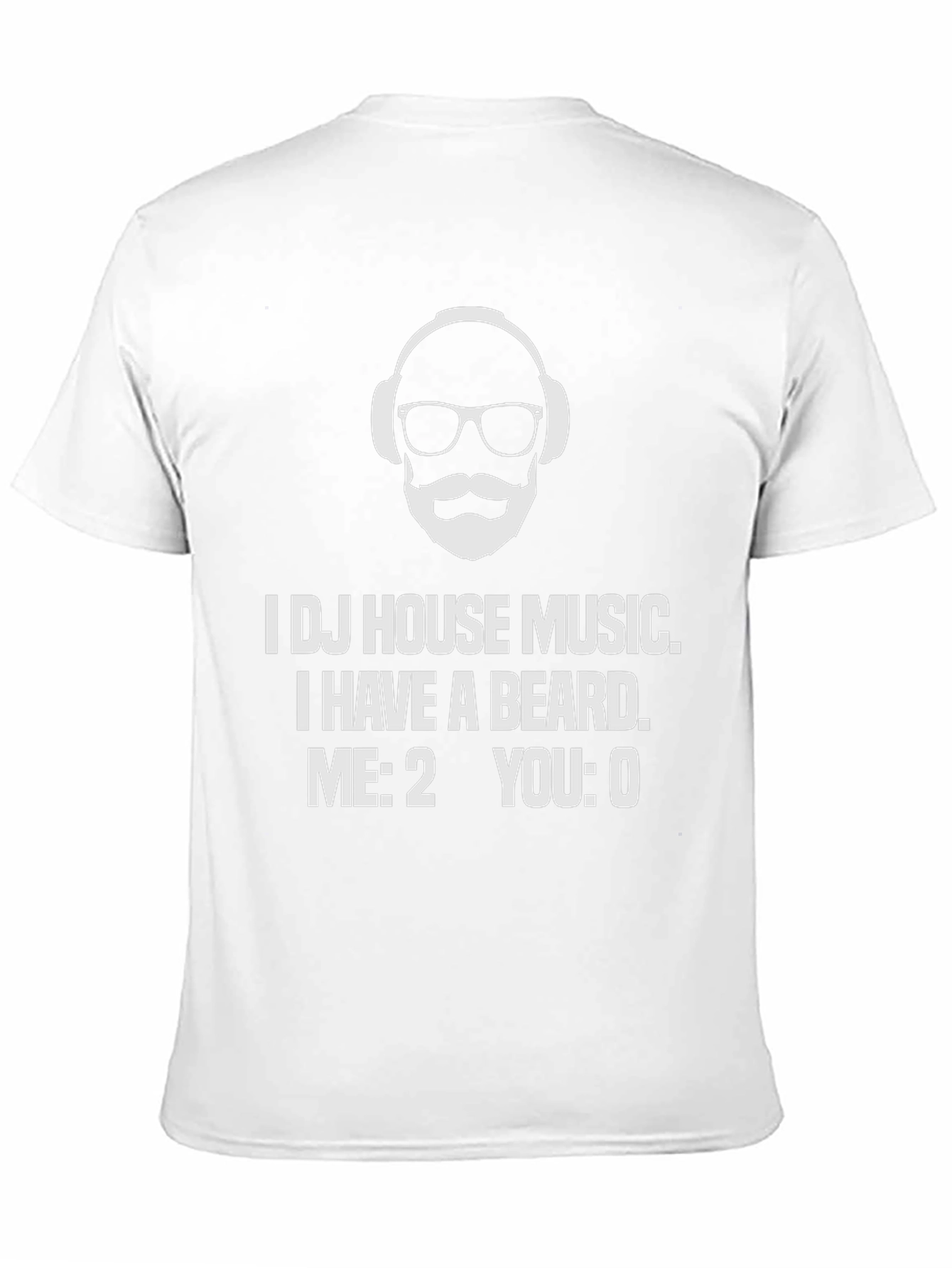 DJ House Music Beard T-Shirt