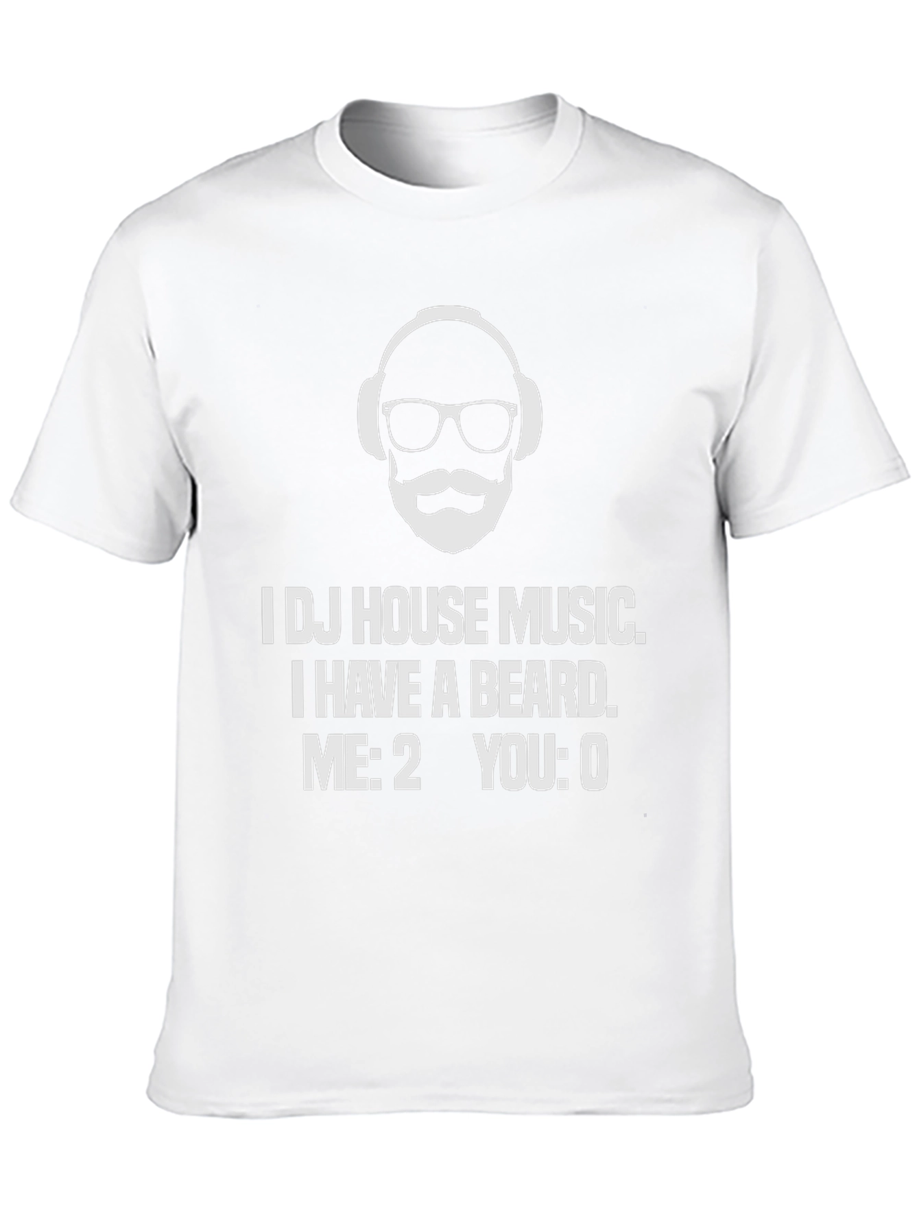 DJ House Music Beard T-Shirt