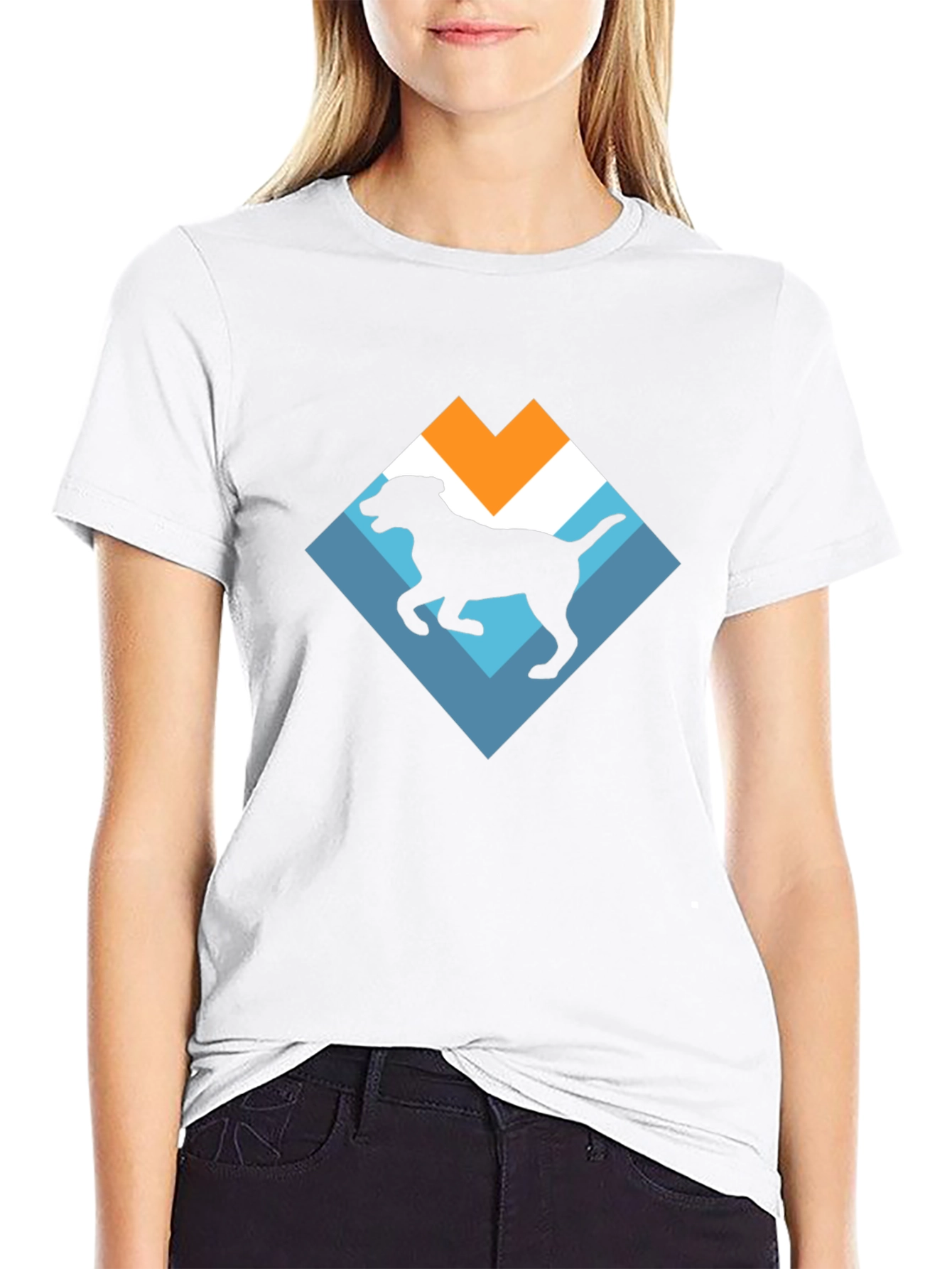 Dog Silhouette Graphic Tee