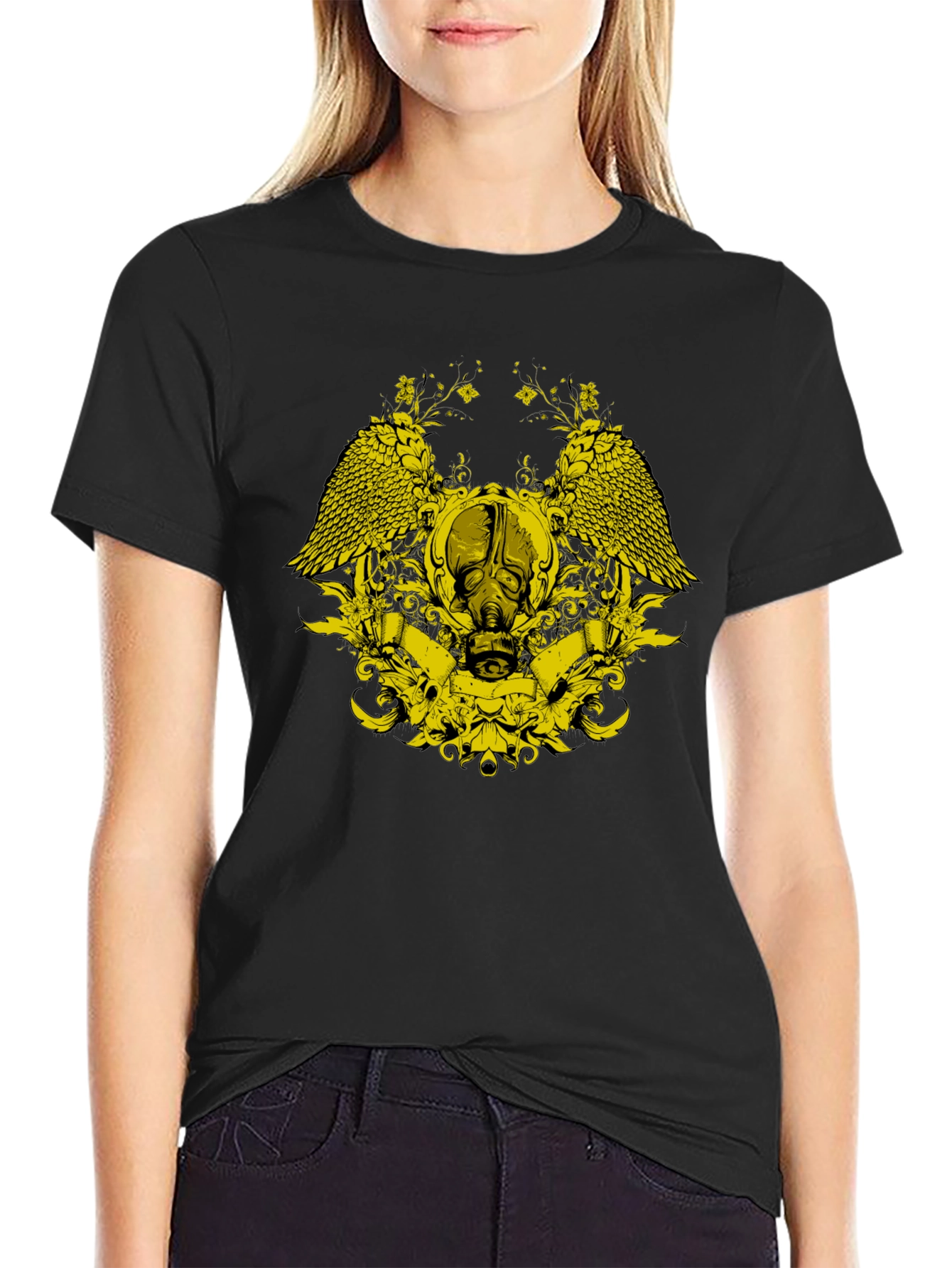 Graphic Gas Mask Tee - Dark Apparel