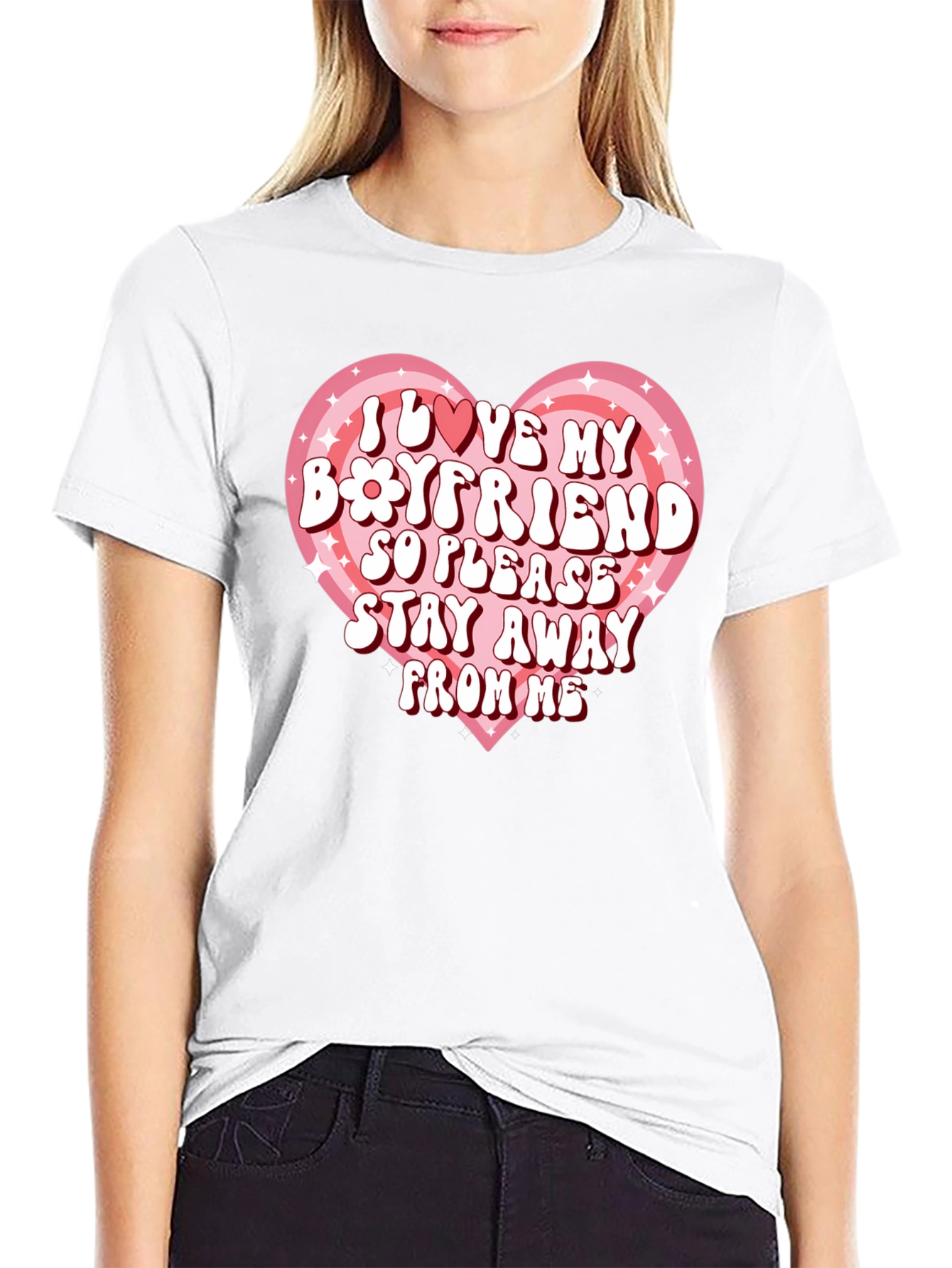 I Love My Boyfriend Graphic Tee
