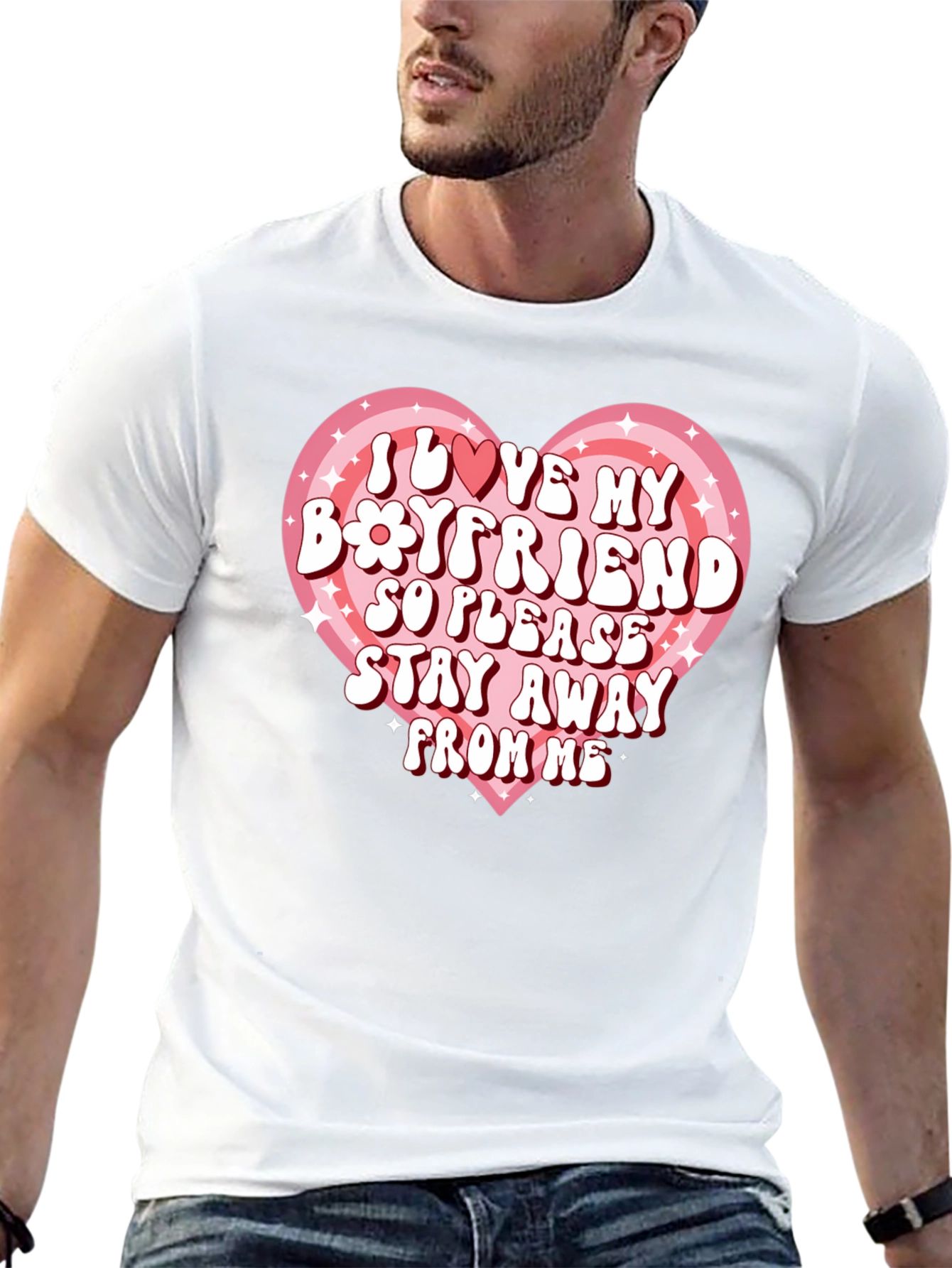 I Love My Boyfriend Graphic Tee