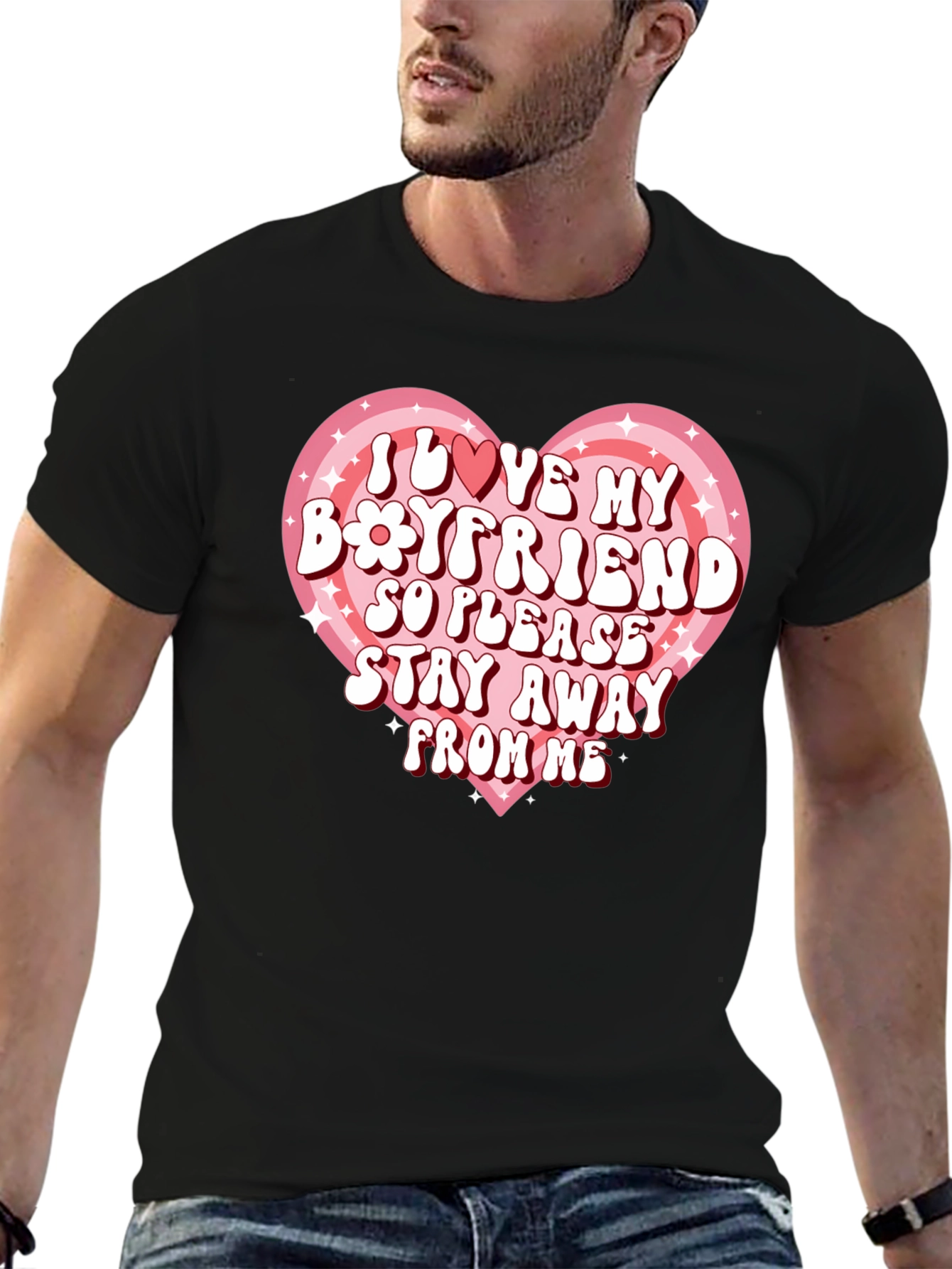 I Love My Boyfriend Graphic Tee