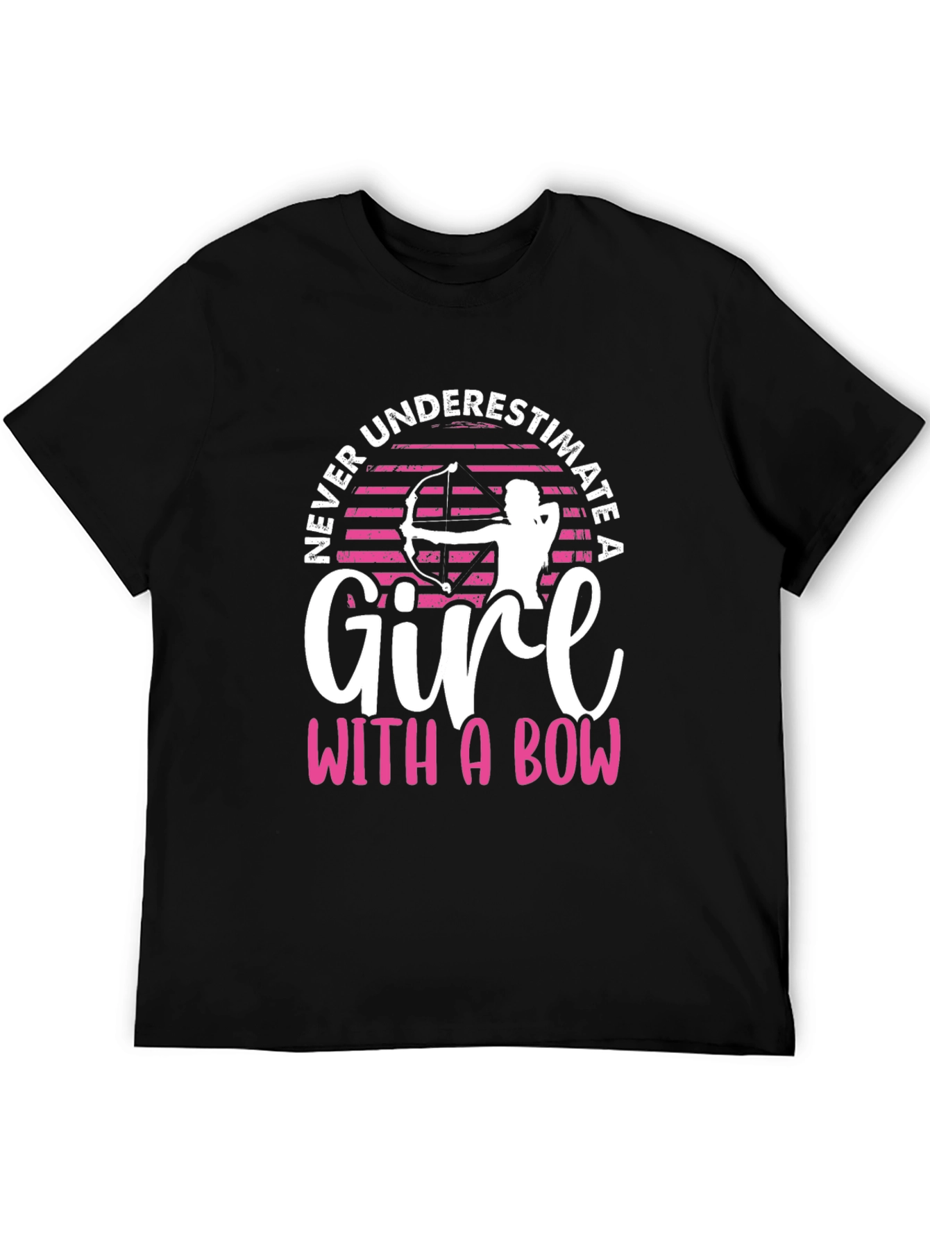Never Underestimate A Girl With A Bow T-Shirt