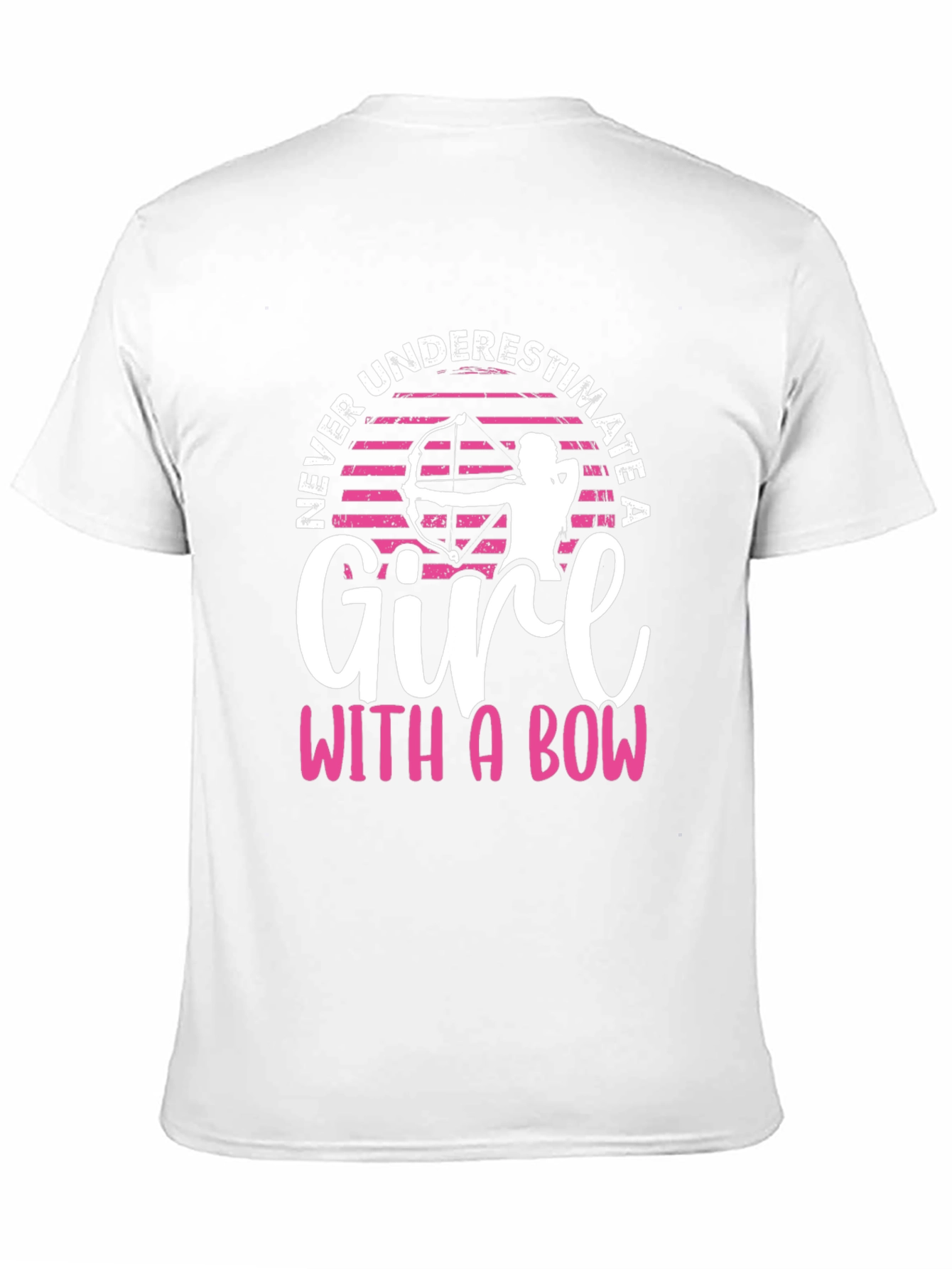 Never Underestimate A Girl With A Bow T-Shirt