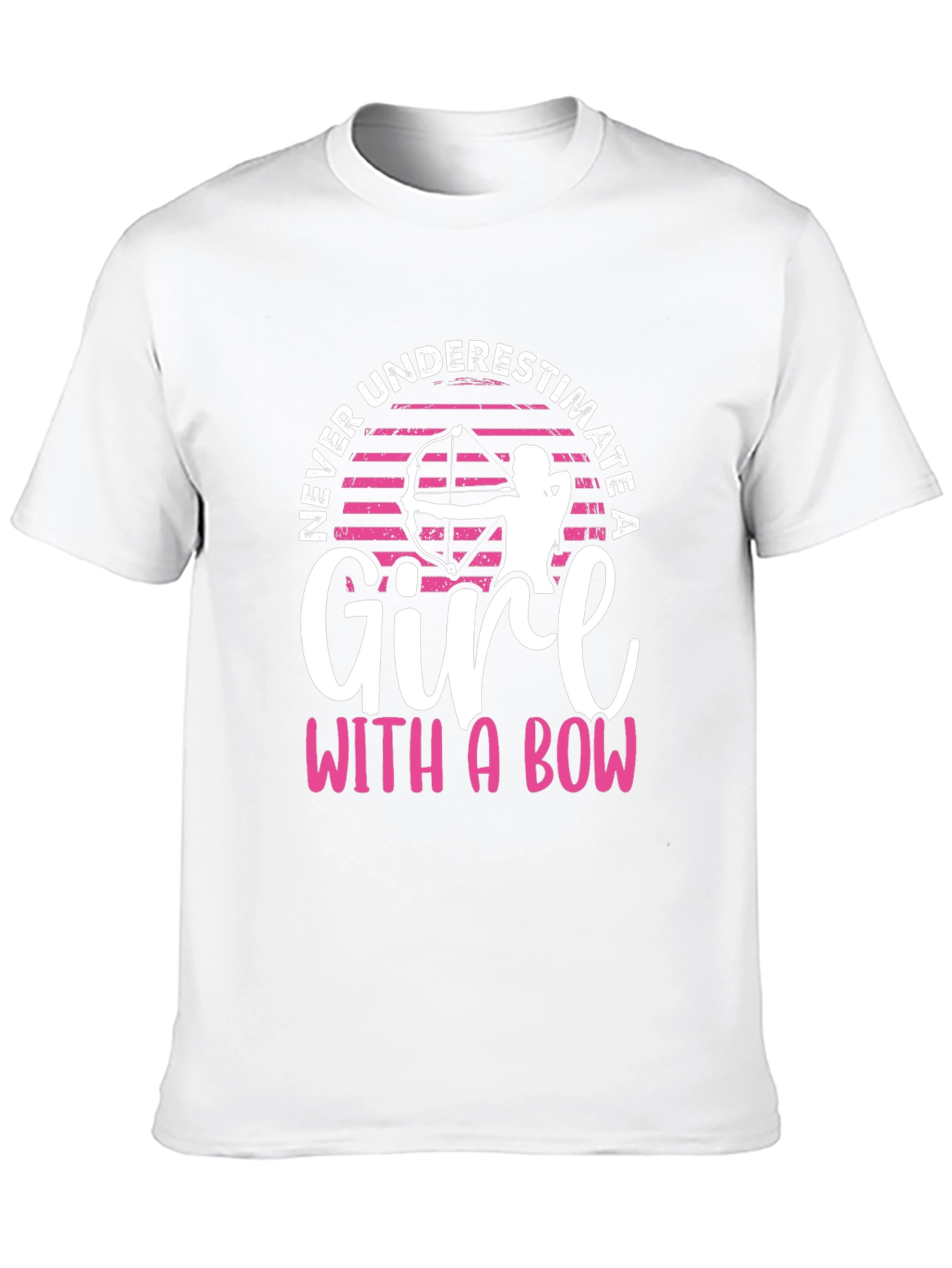 Never Underestimate A Girl With A Bow T-Shirt