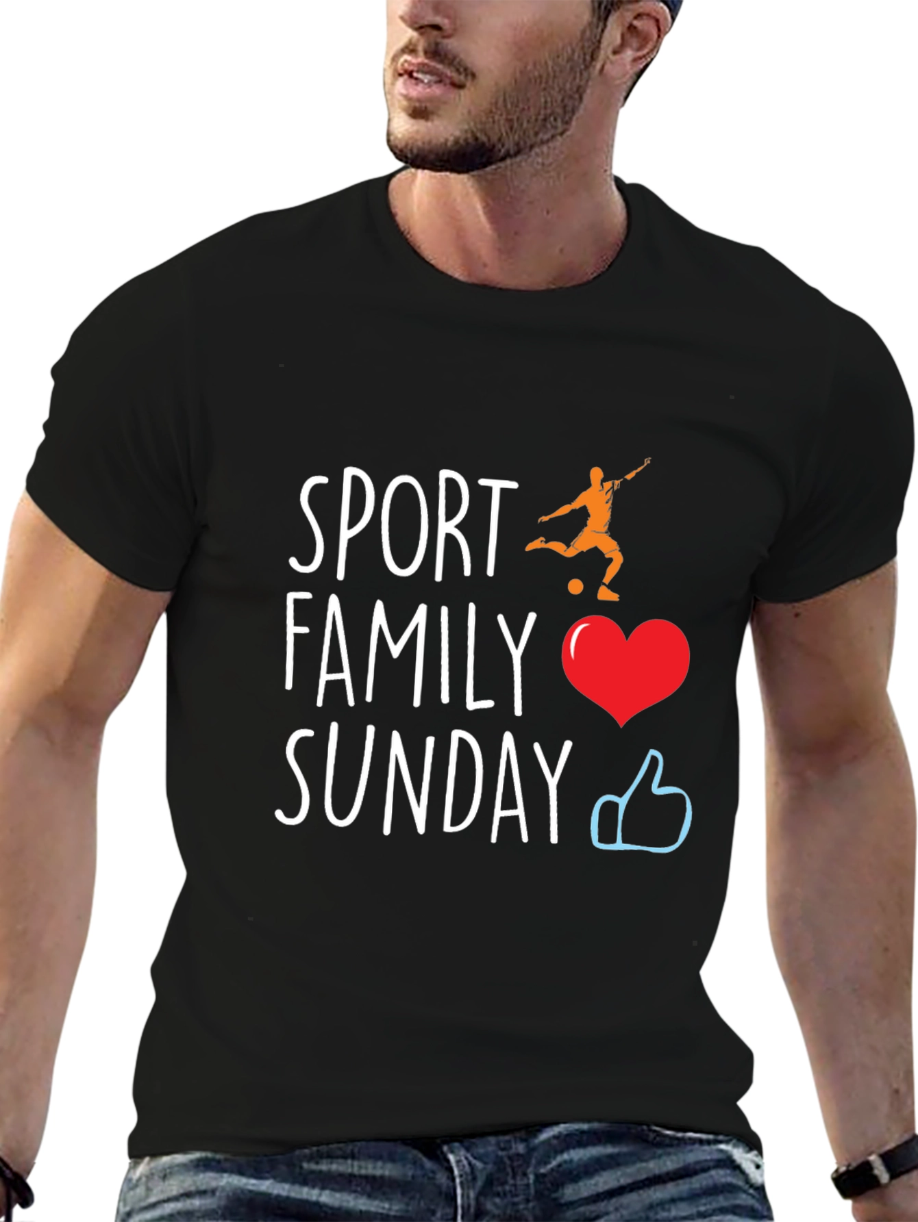 Sport Family Sunday Graphic T-Shirt