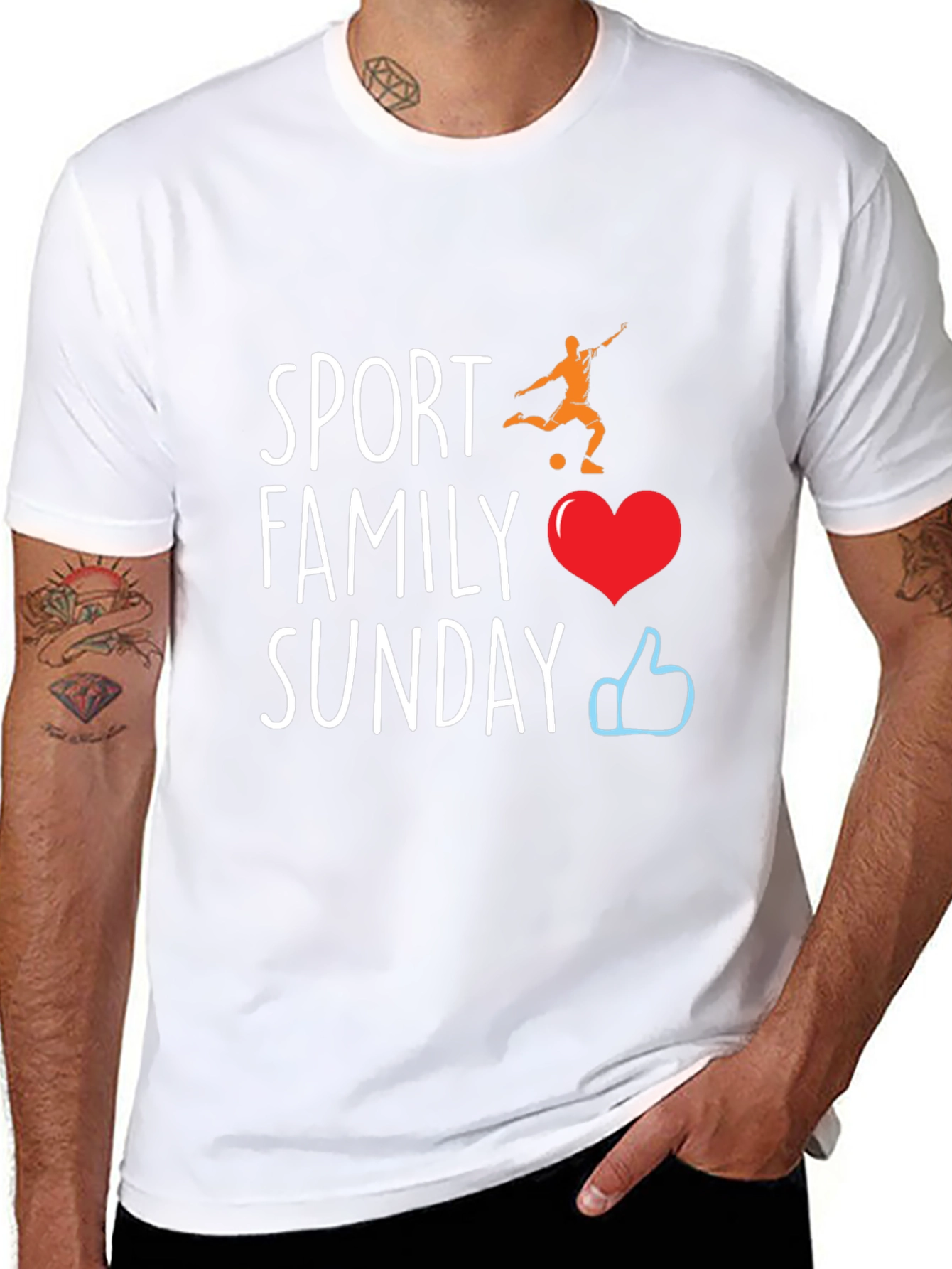 Sport Family Sunday Graphic T-Shirt