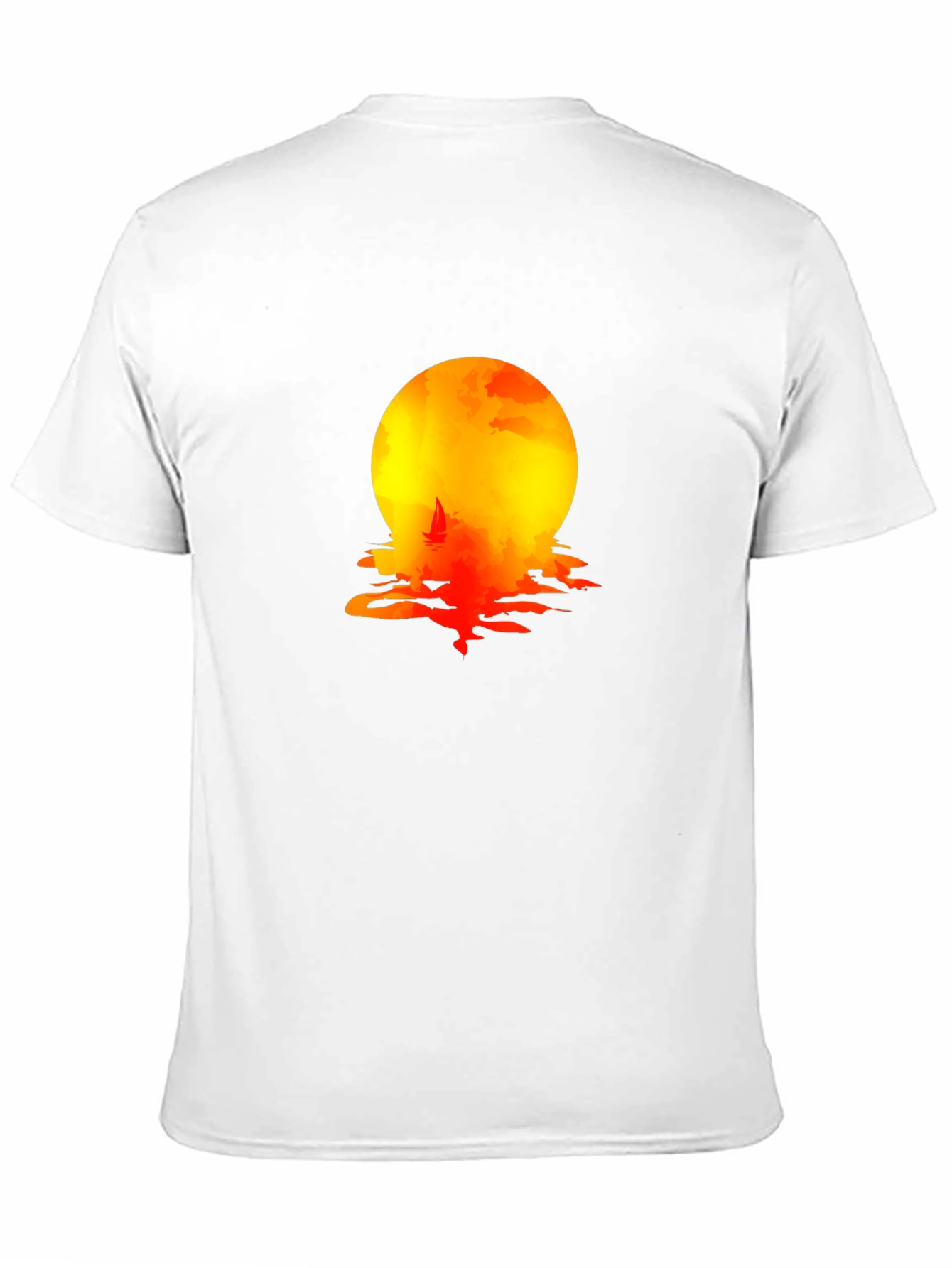 Sunset Sailboat T-Shirt - Graphic Tee
