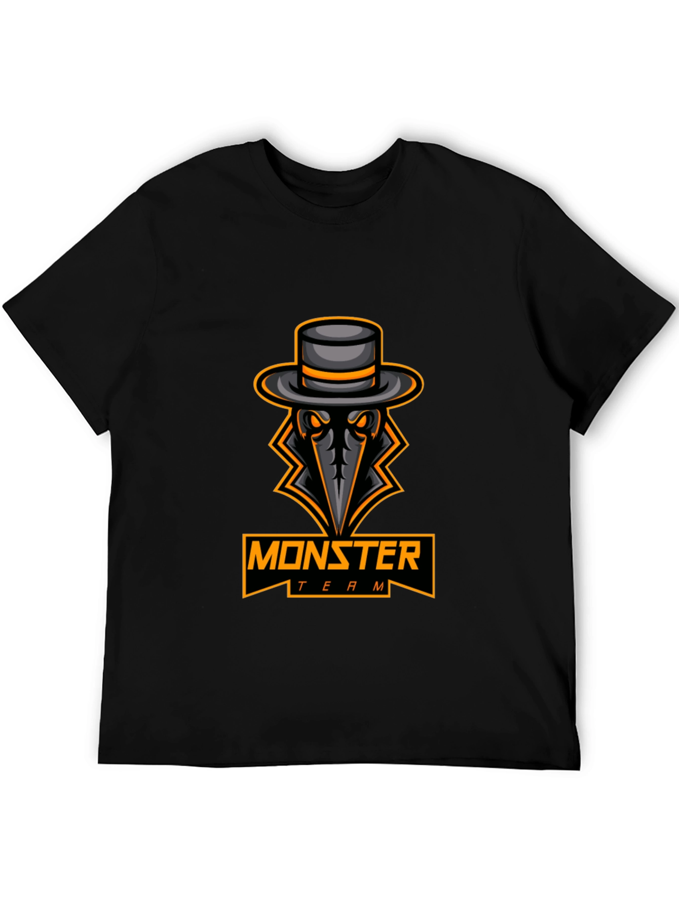Monster Team Graphic Black T-Shirt