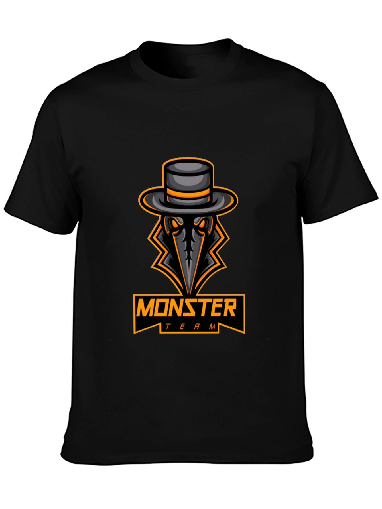 Monster Team Graphic Black T-Shirt