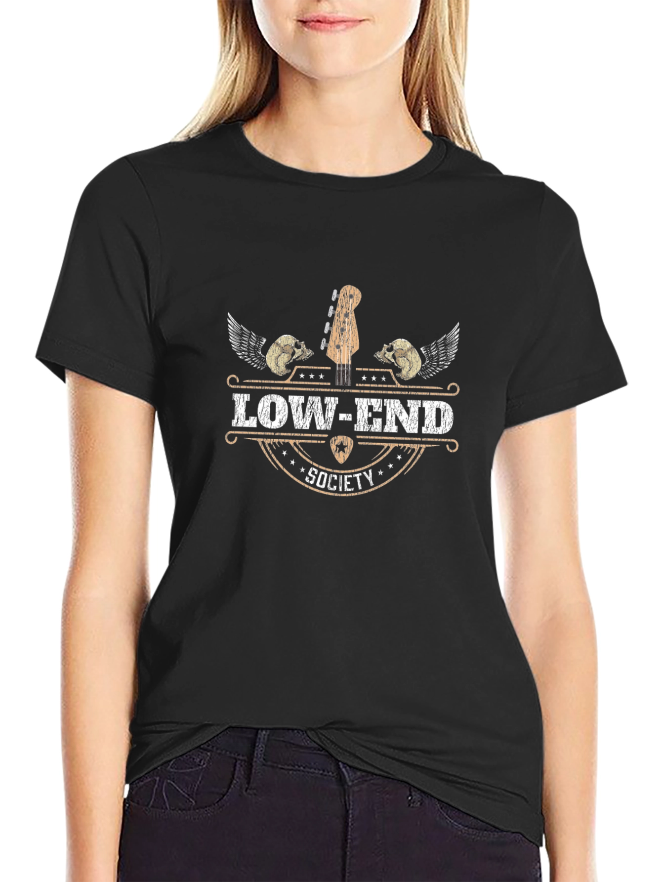 Low-End Society Black Graphic Tee