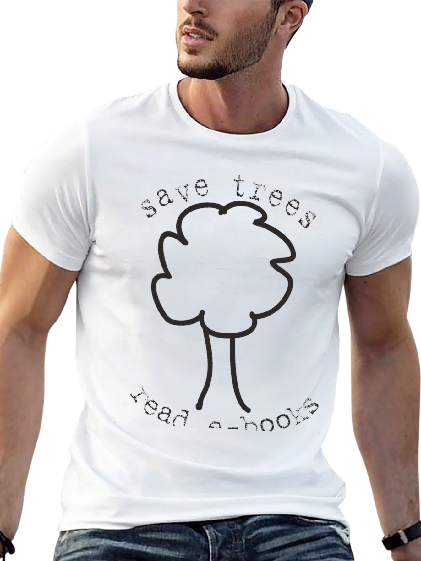 Eco-Friendly Tree Graphic T-Shirt