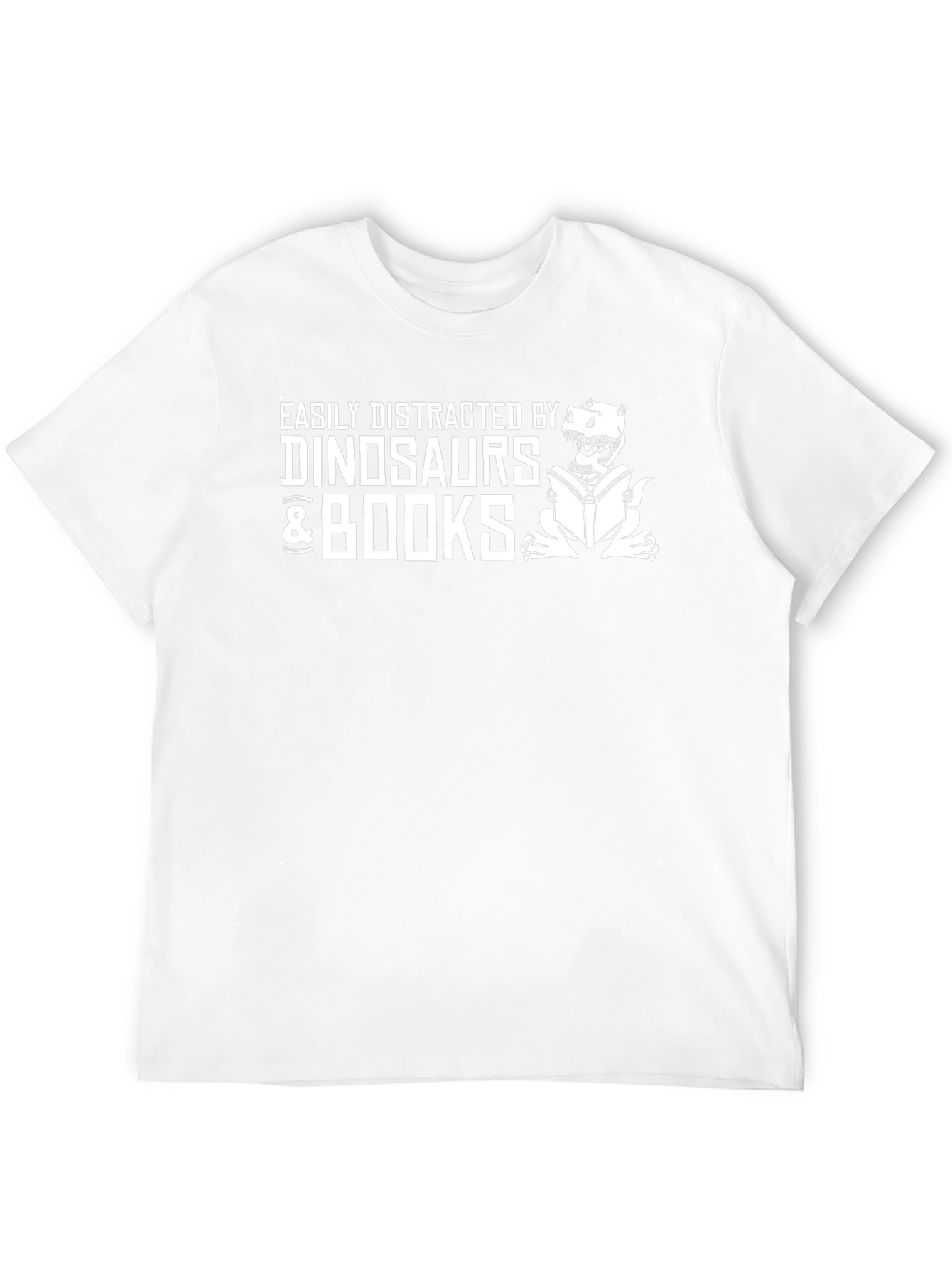 Dinosaur & Book Lover T-Shirt