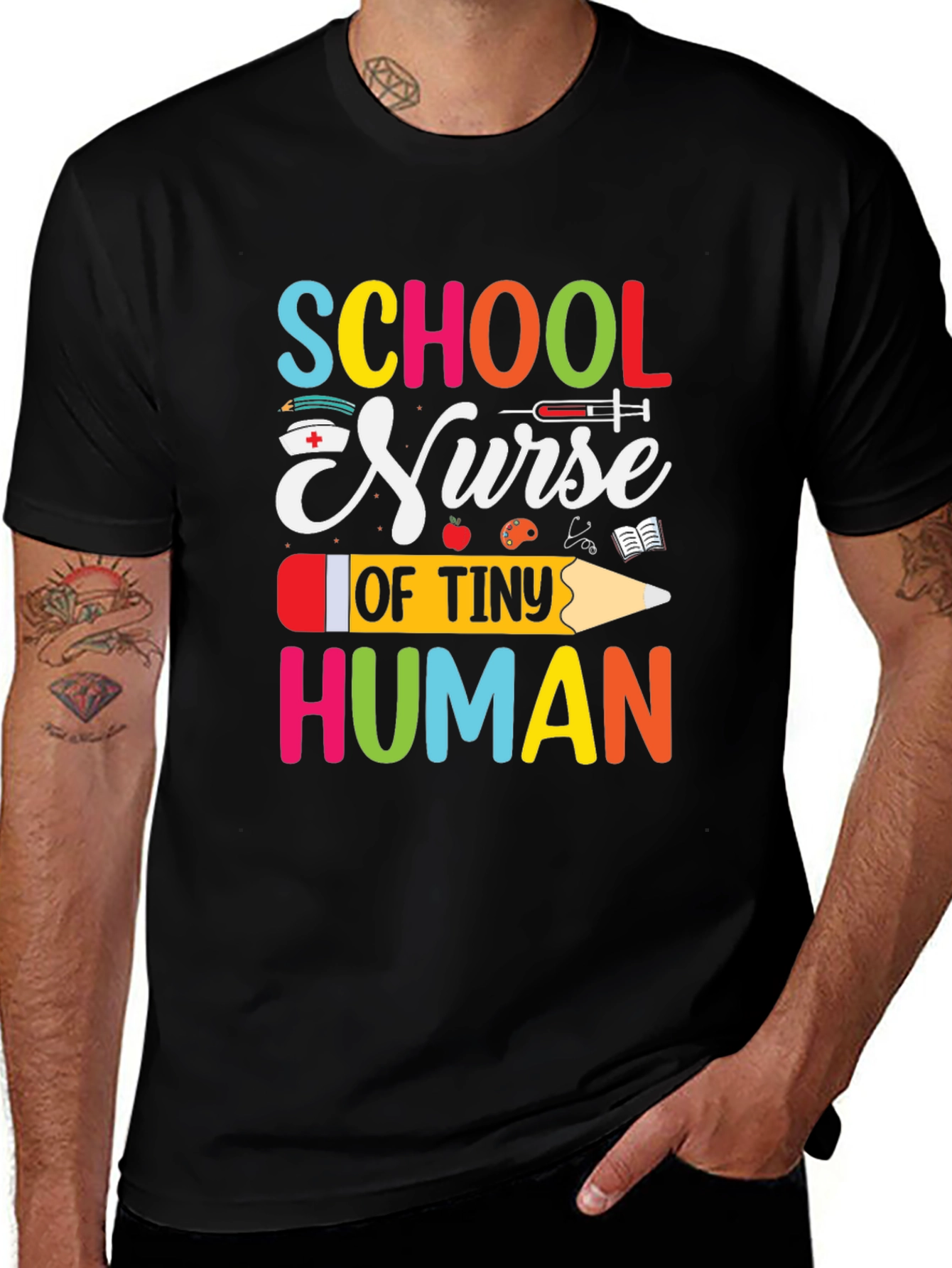 School Nurse of Tiny Human T-Shirt