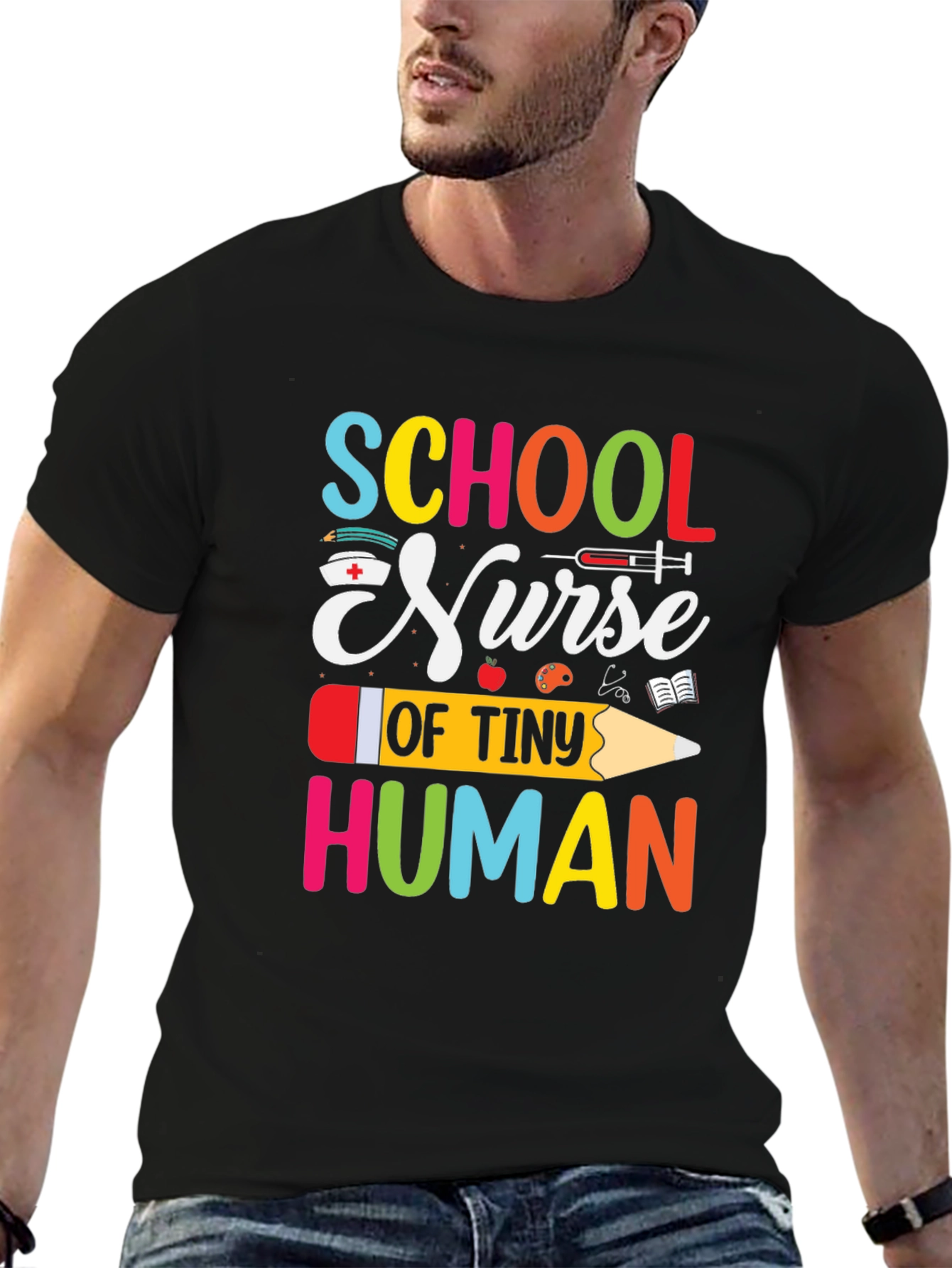 School Nurse of Tiny Human T-Shirt