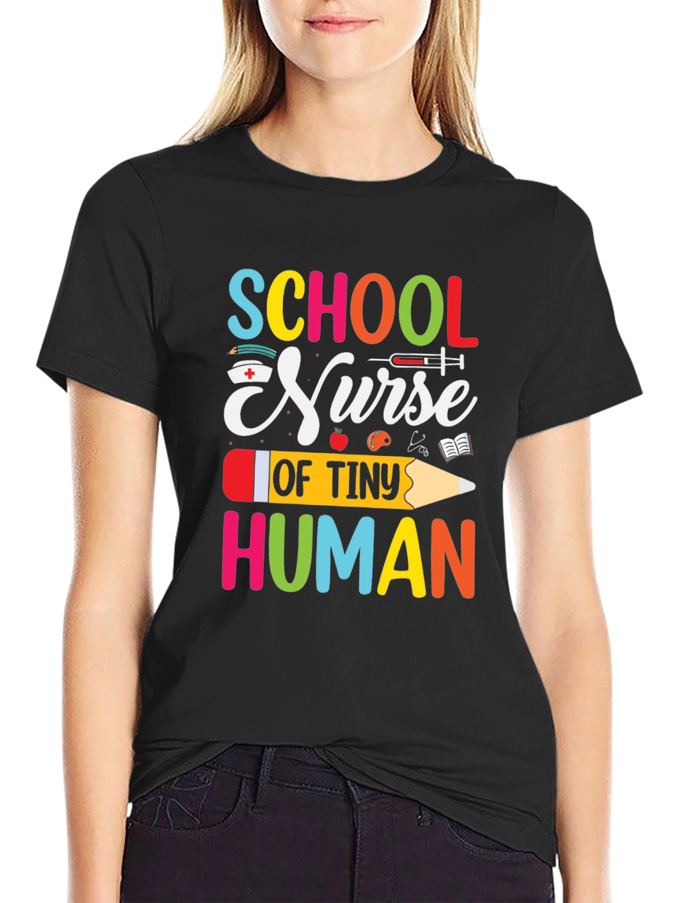 School Nurse of Tiny Human T-Shirt