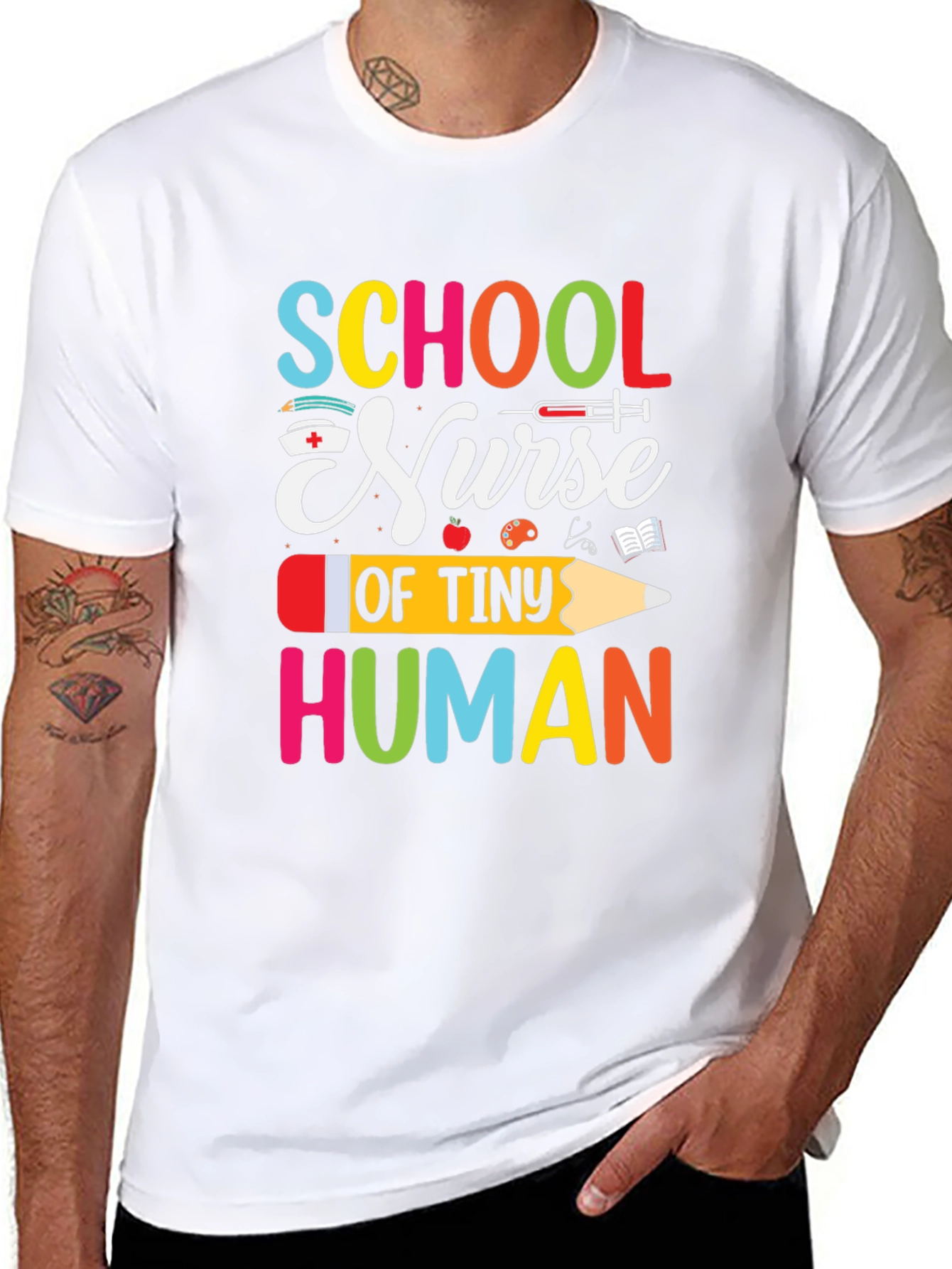 School Nurse of Tiny Human T-Shirt