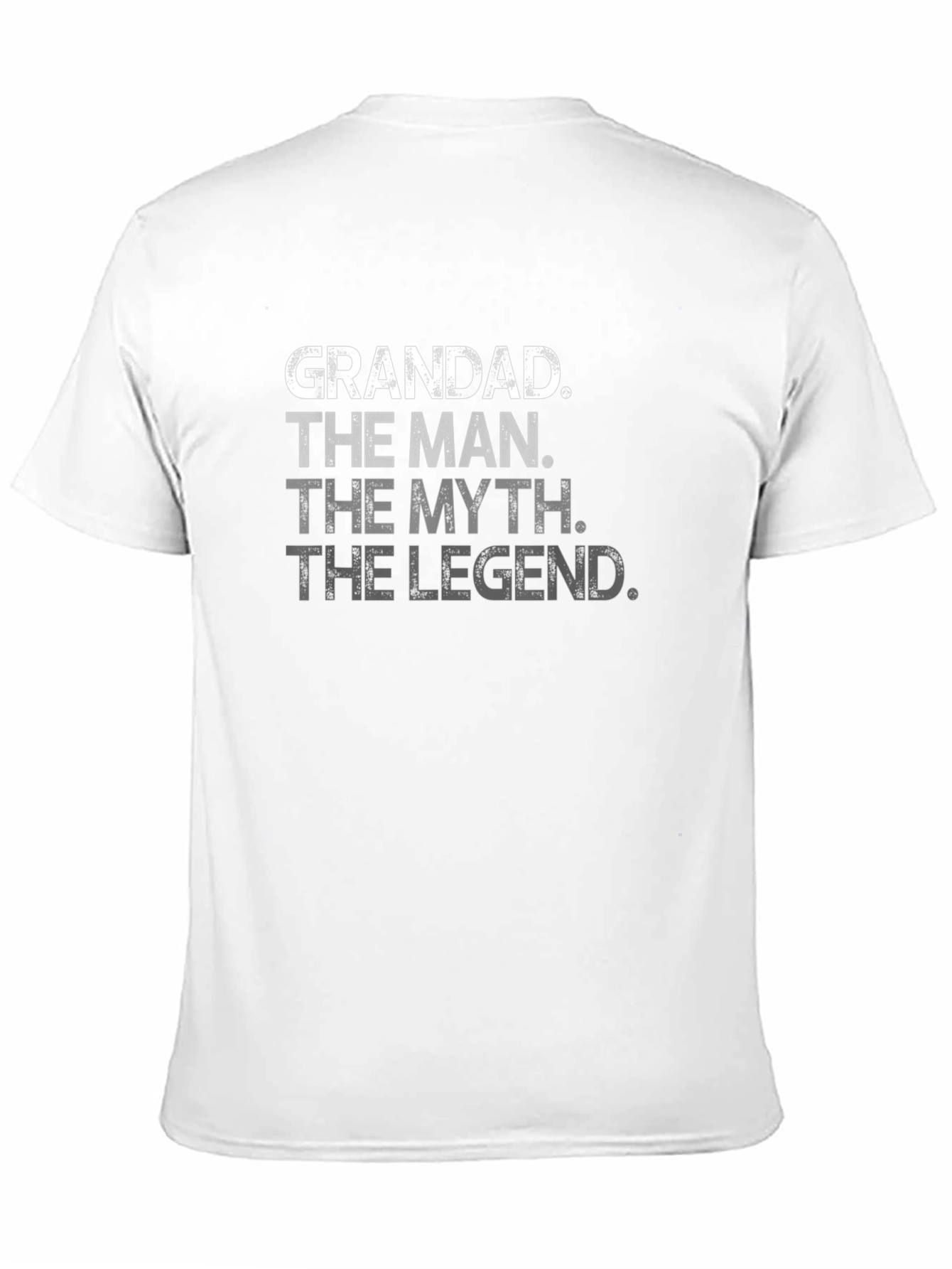 Grandad The Man Myth Legend Black T-Shirt
