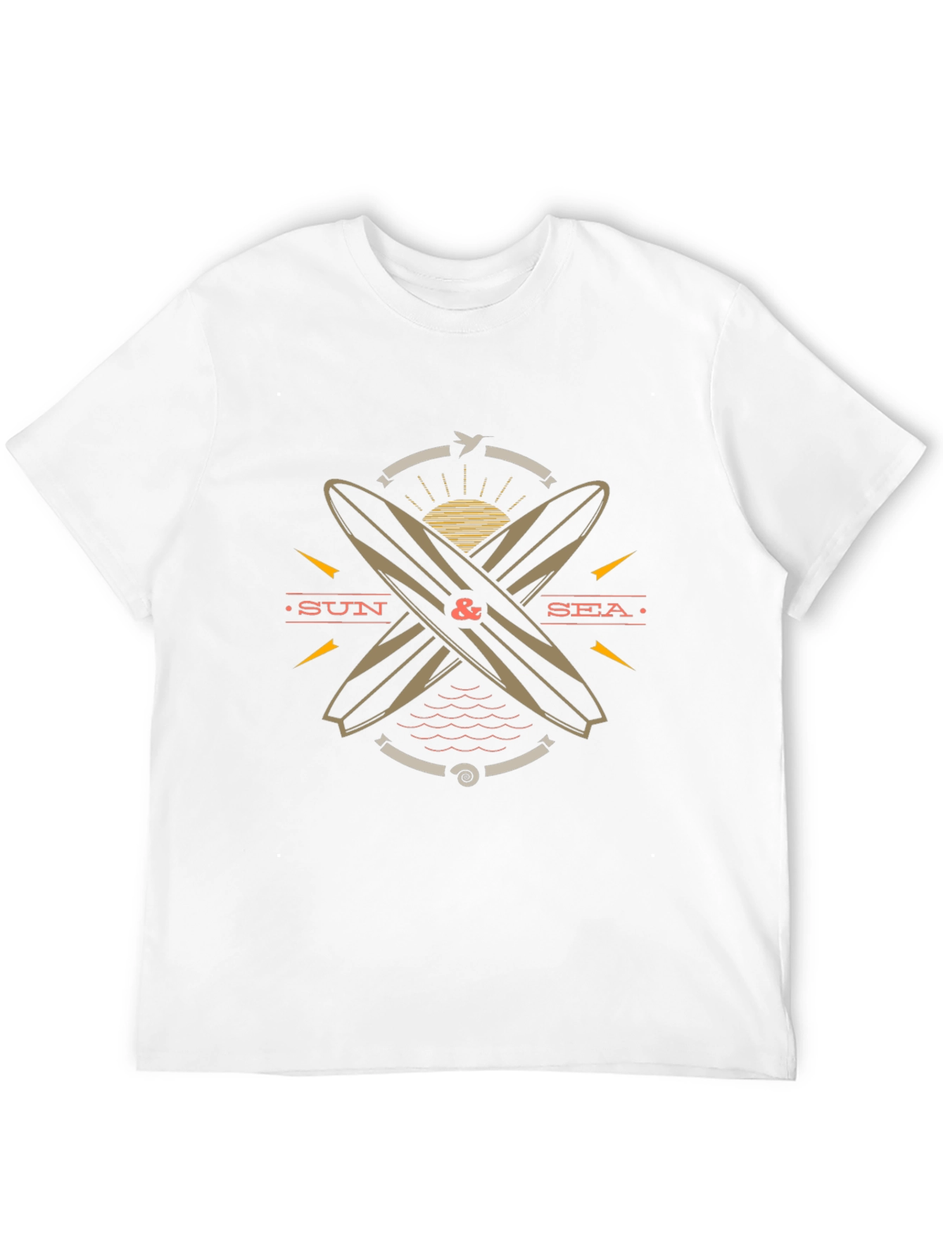 Sun & Sea Surfboard Graphic Tee