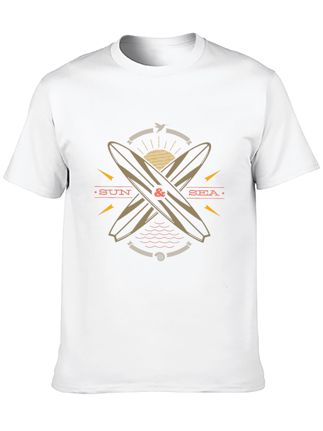 Sun & Sea Surfboard Graphic Tee
