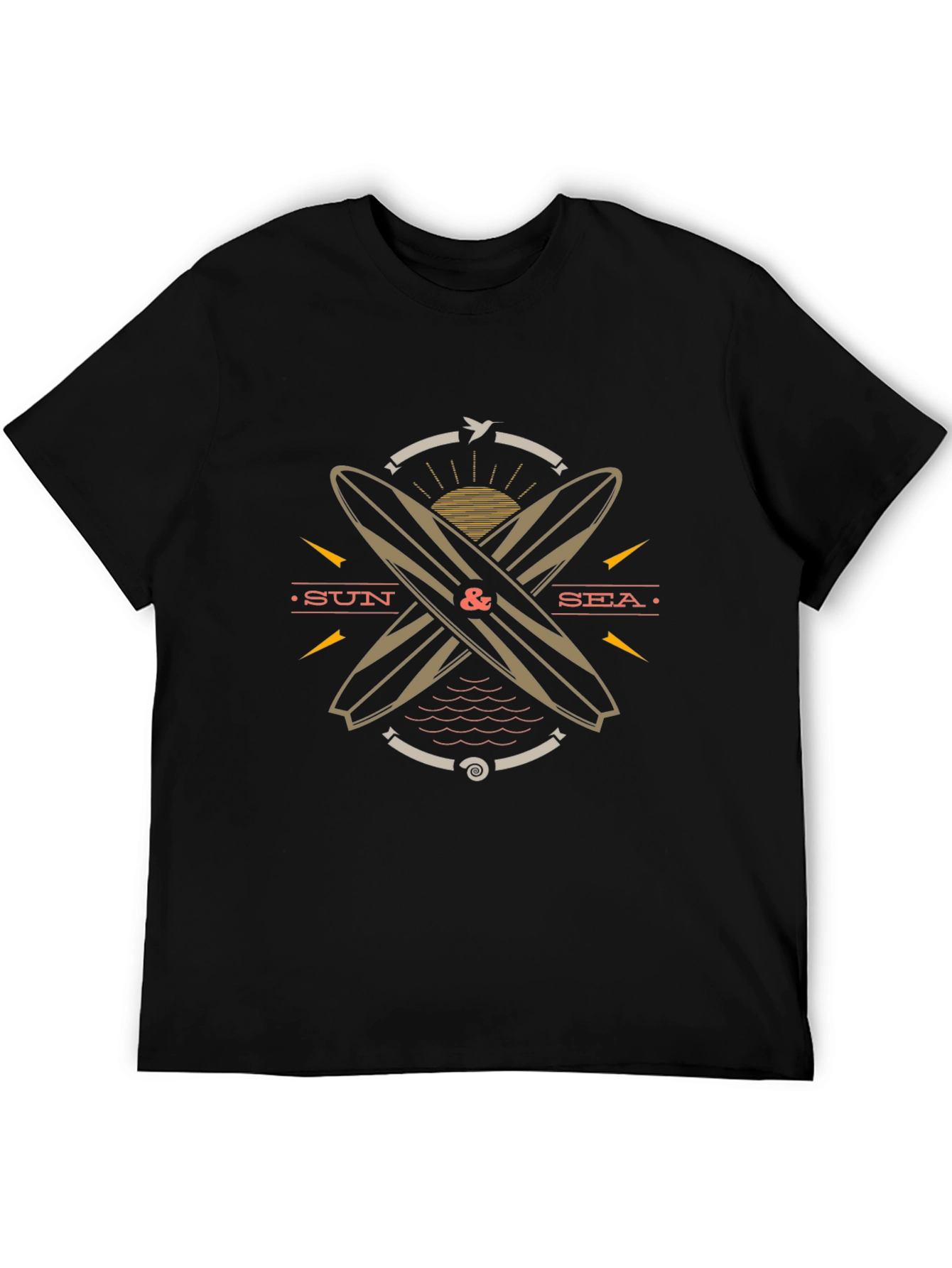 Sun & Sea Surfboard Graphic Tee