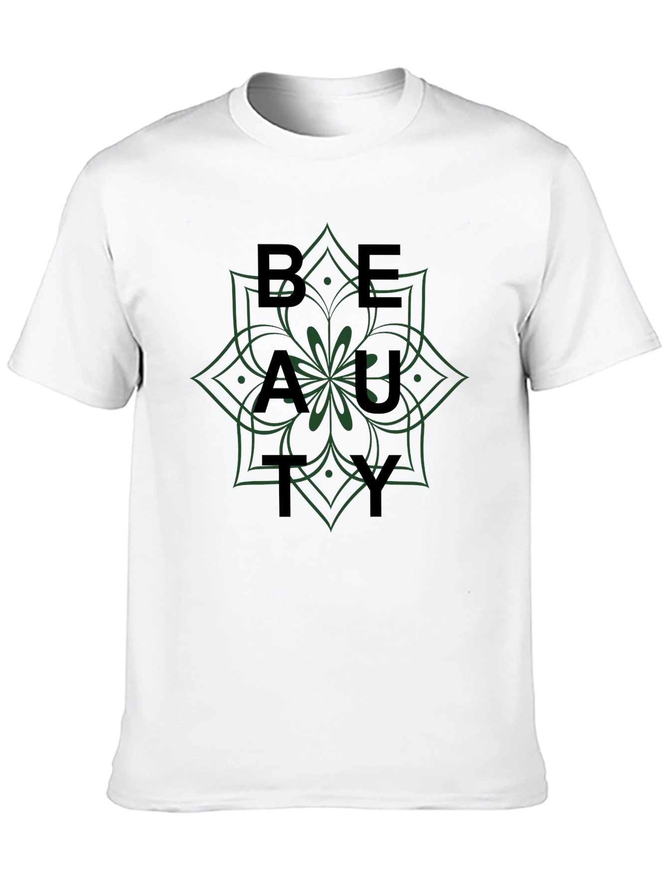 Beauty Mandala Graphic Tee - Stylish Comfort