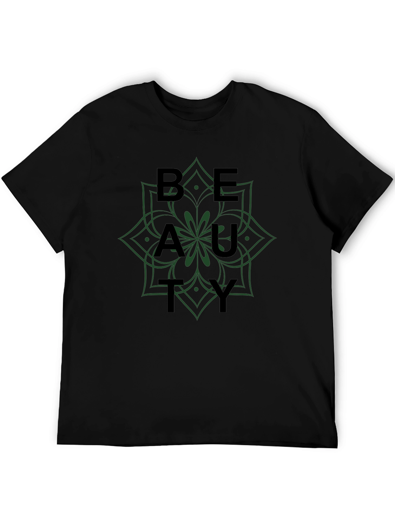 Beauty Mandala Graphic Tee - Stylish Comfort