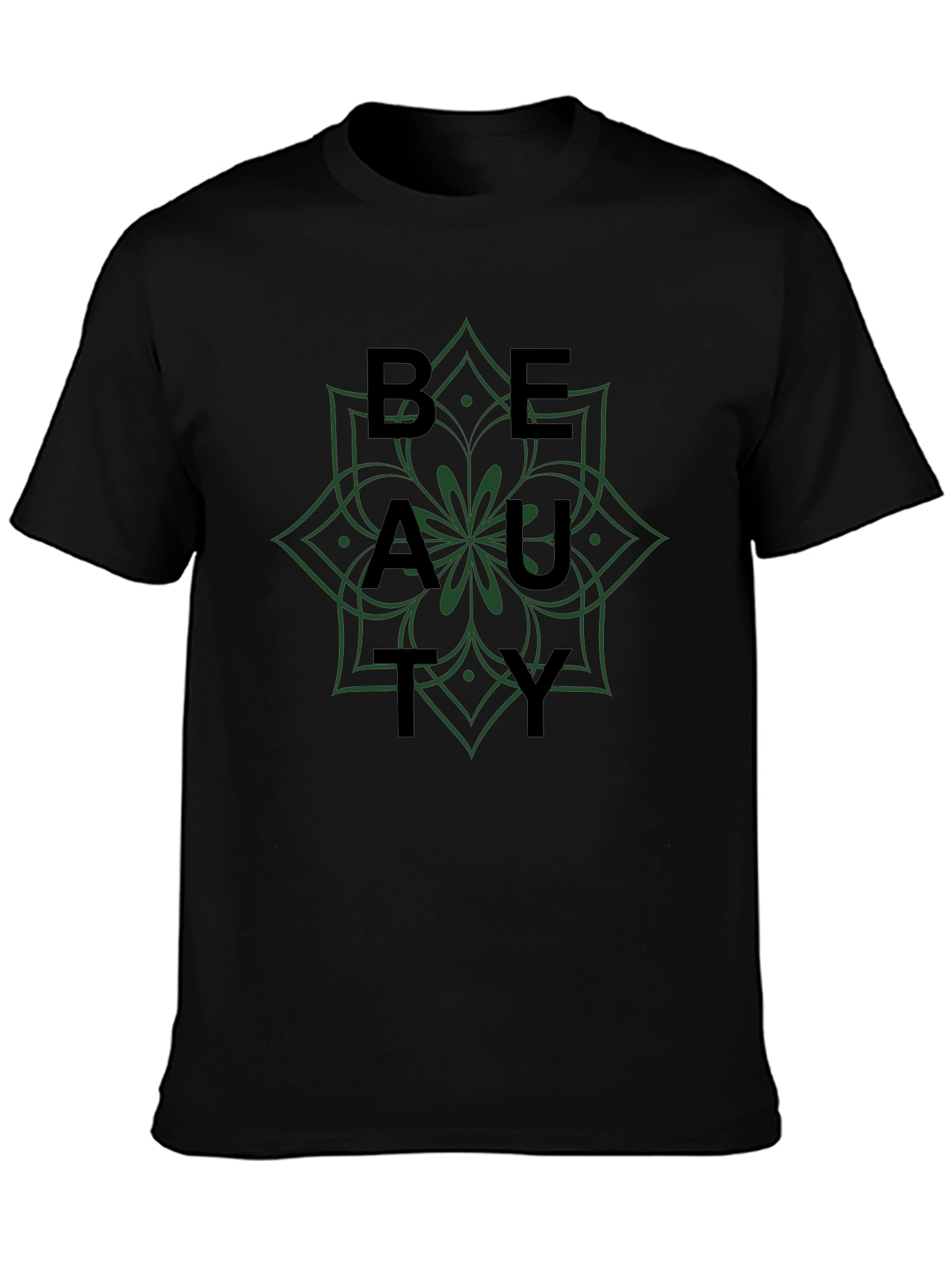 Beauty Mandala Graphic Tee - Stylish Comfort