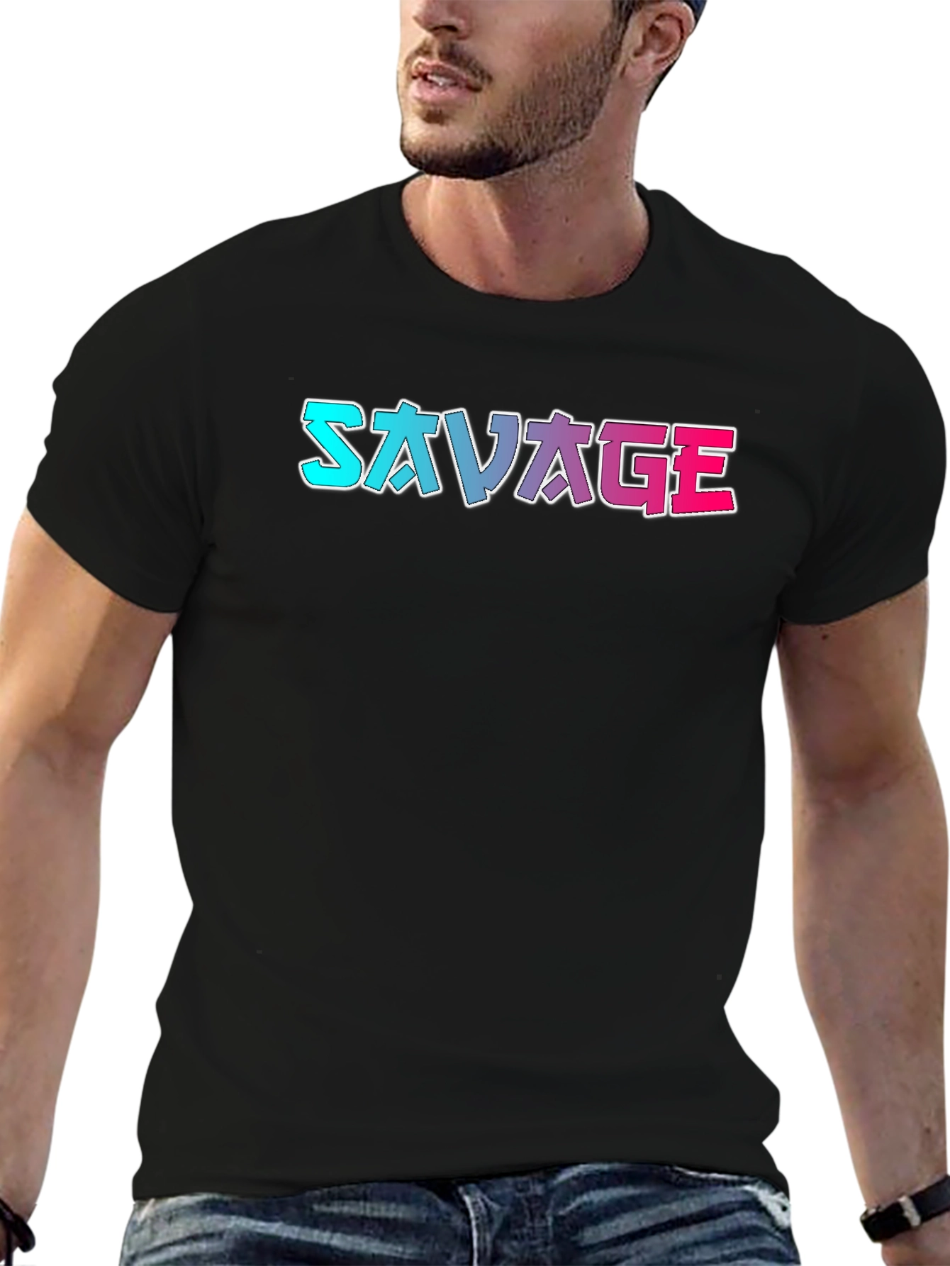 Savage Graphic Tee - Bold Streetwear Style