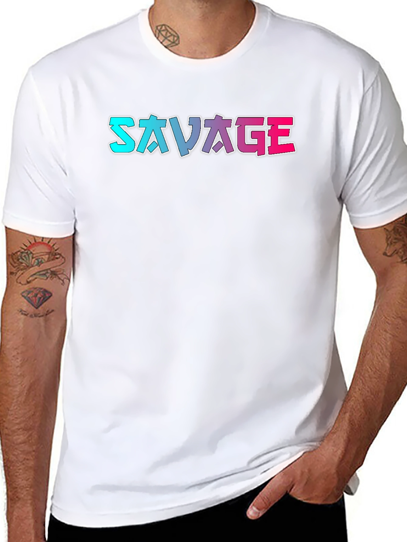 Savage Graphic Tee - Bold Streetwear Style