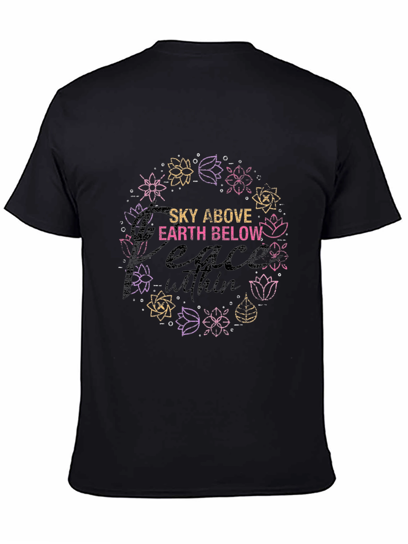 Sky Above Earth Below Peace Within Graphic Tee