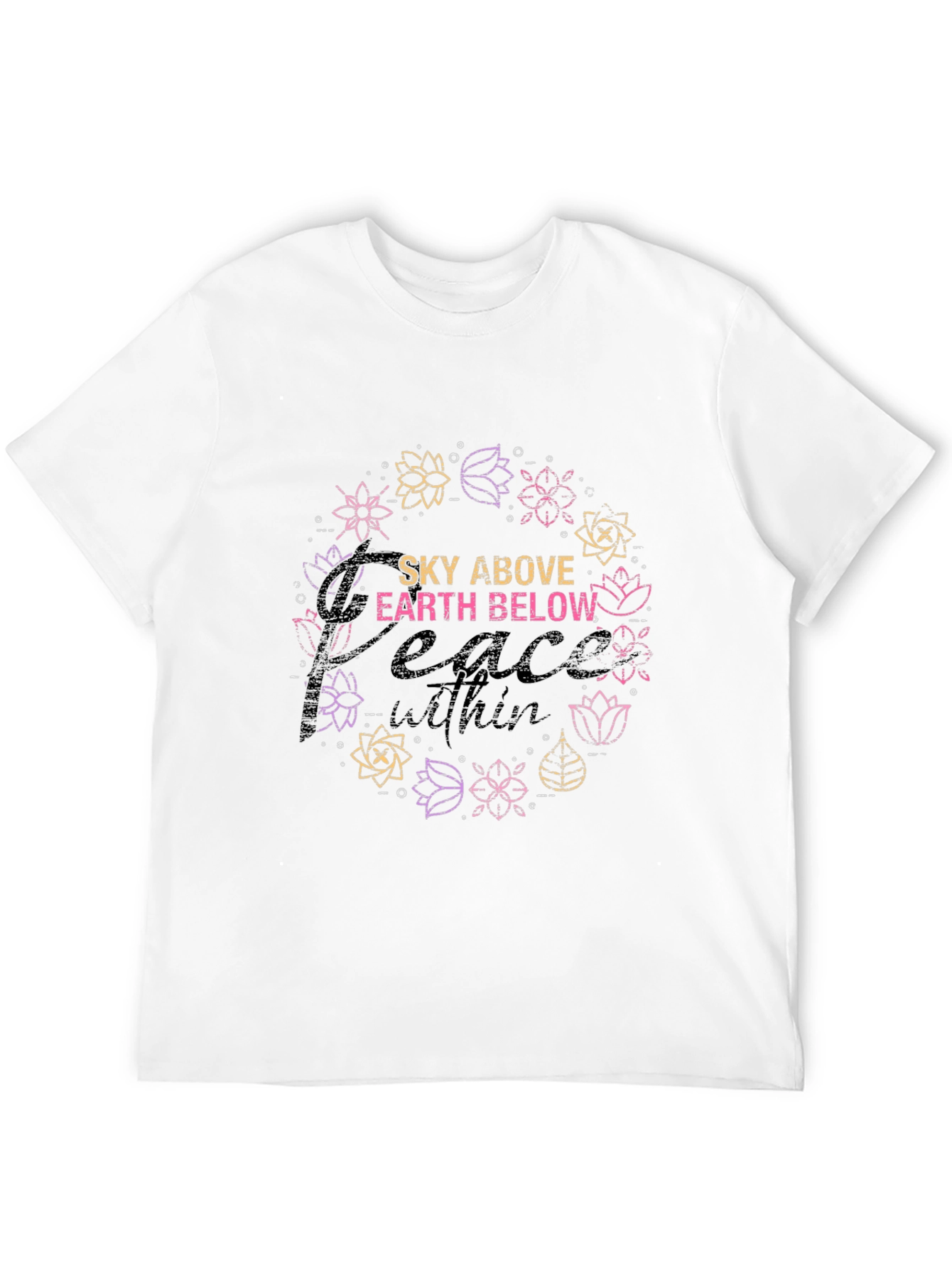 Sky Above Earth Below Peace Within Graphic Tee