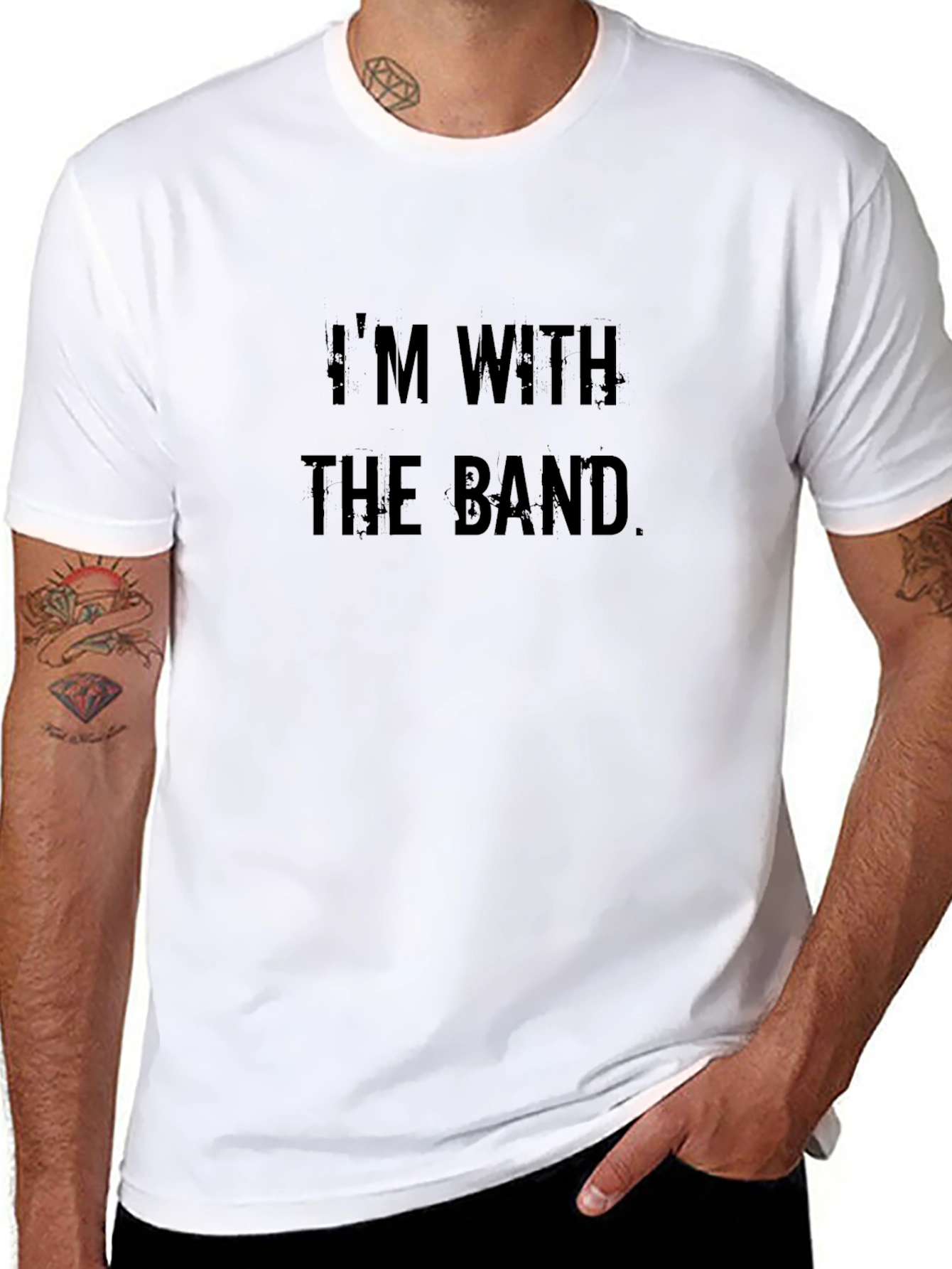 Im With the Band Black T-Shirt