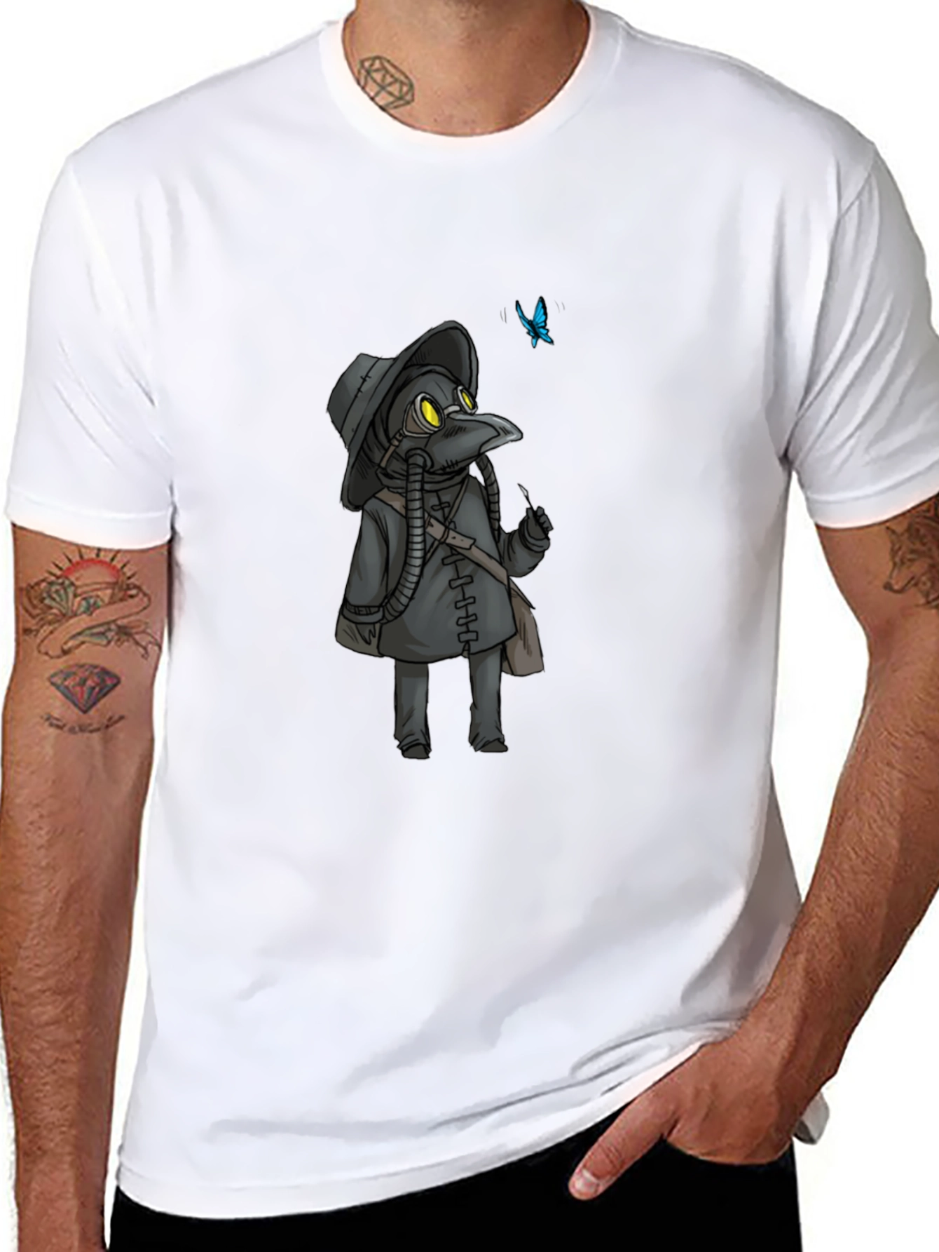 Plague Doctor T-Shirt - Unique Graphic Tee