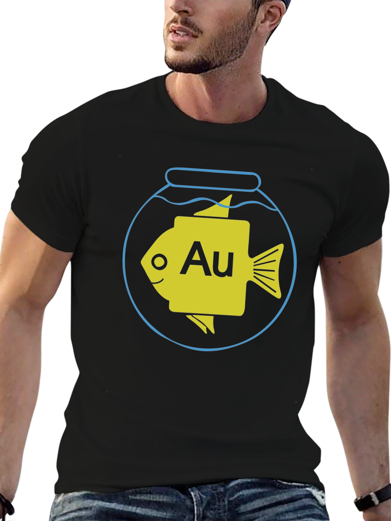Goldfish Element T-Shirt - Chemistry Humor
