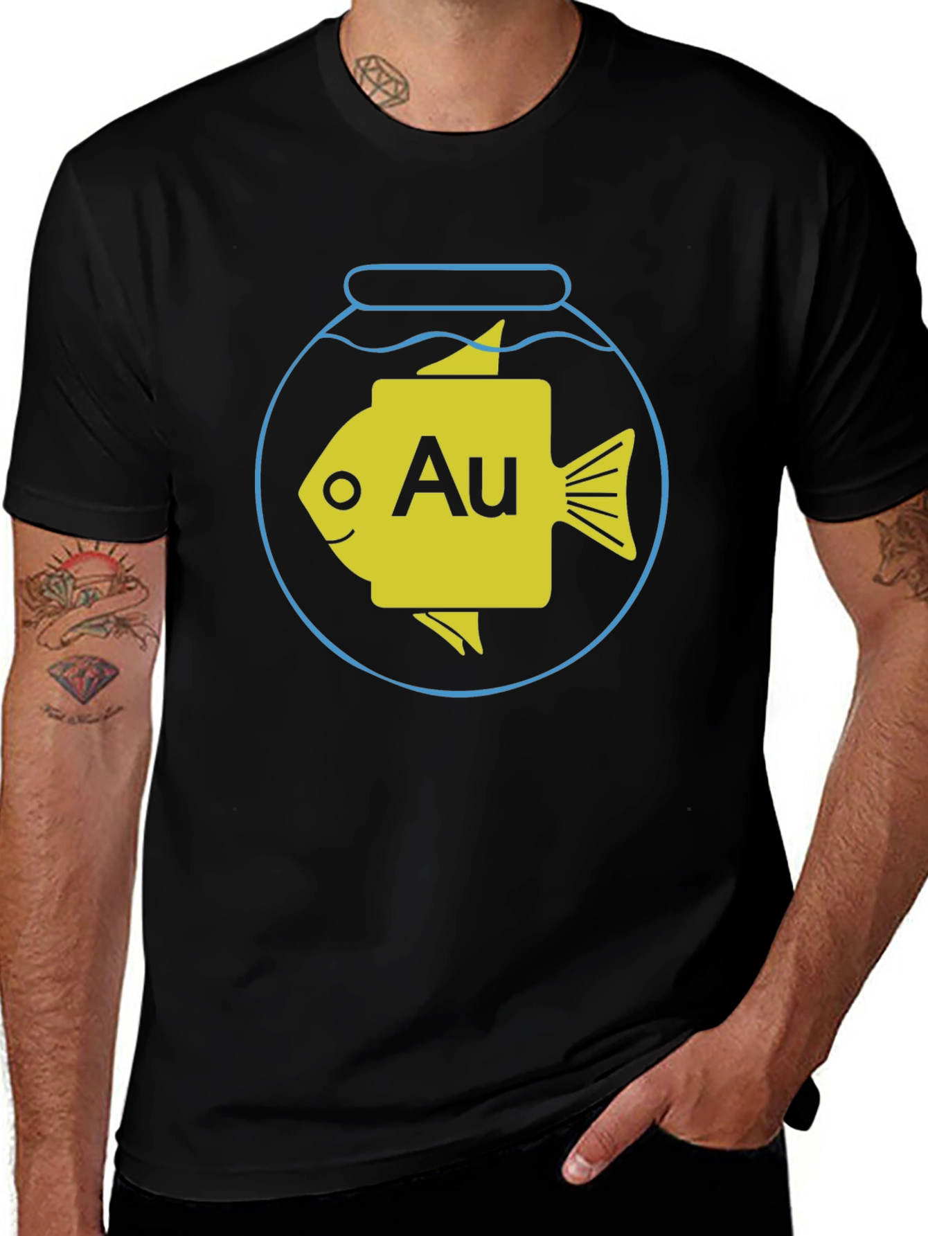 Goldfish Element T-Shirt - Chemistry Humor