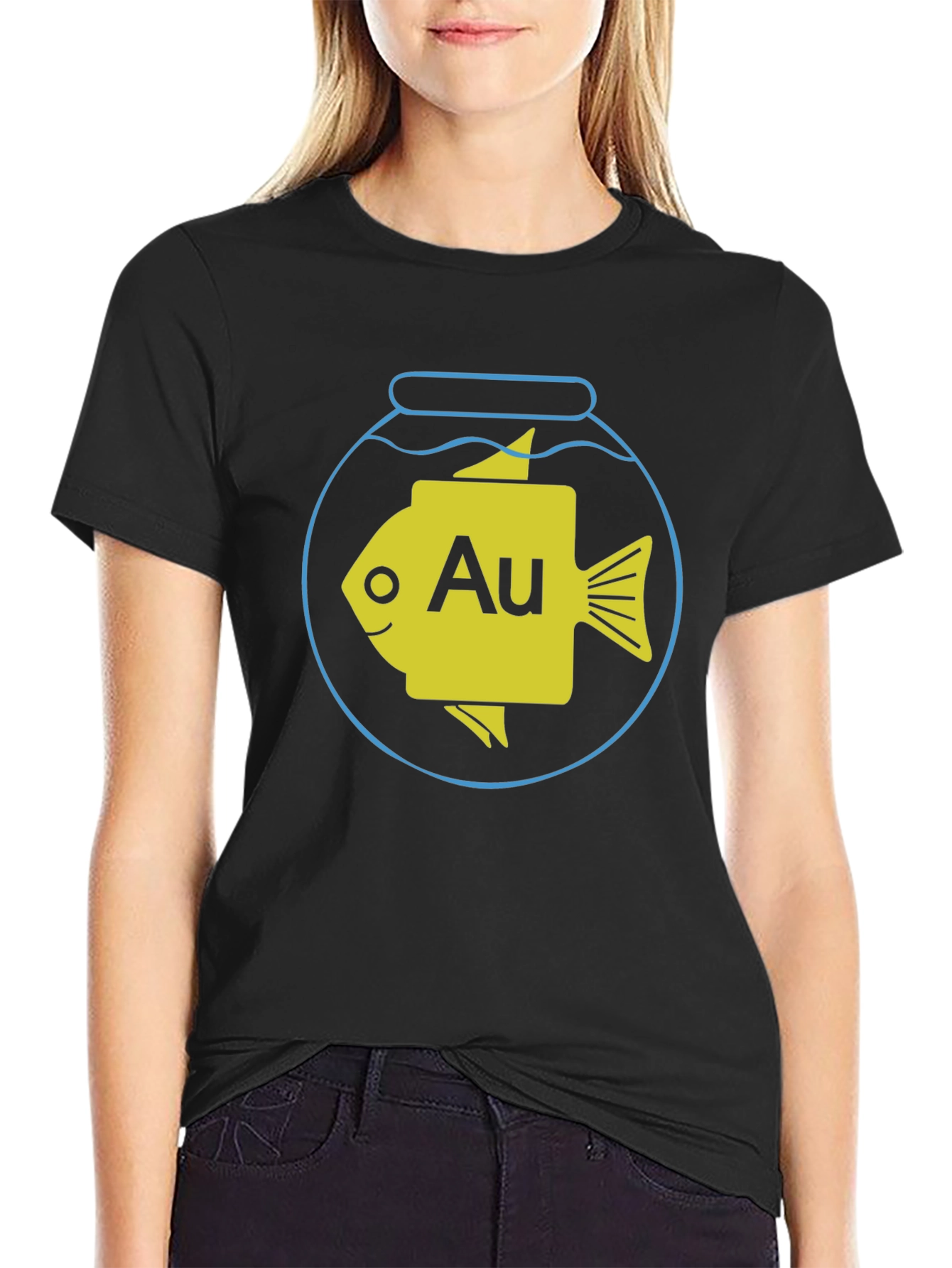 Goldfish Element T-Shirt - Chemistry Humor