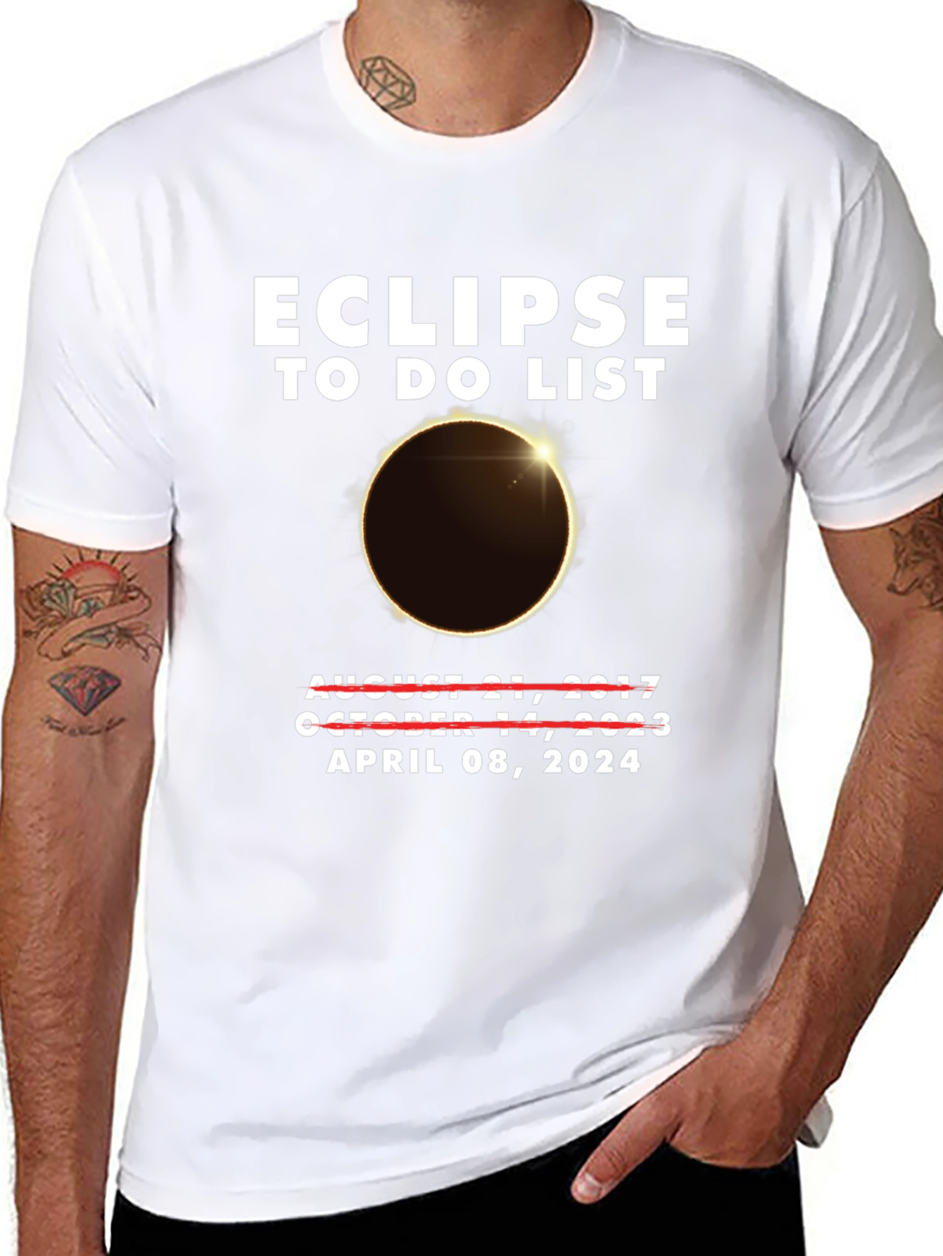 Eclipse To-Do List April 2024 T-Shirt